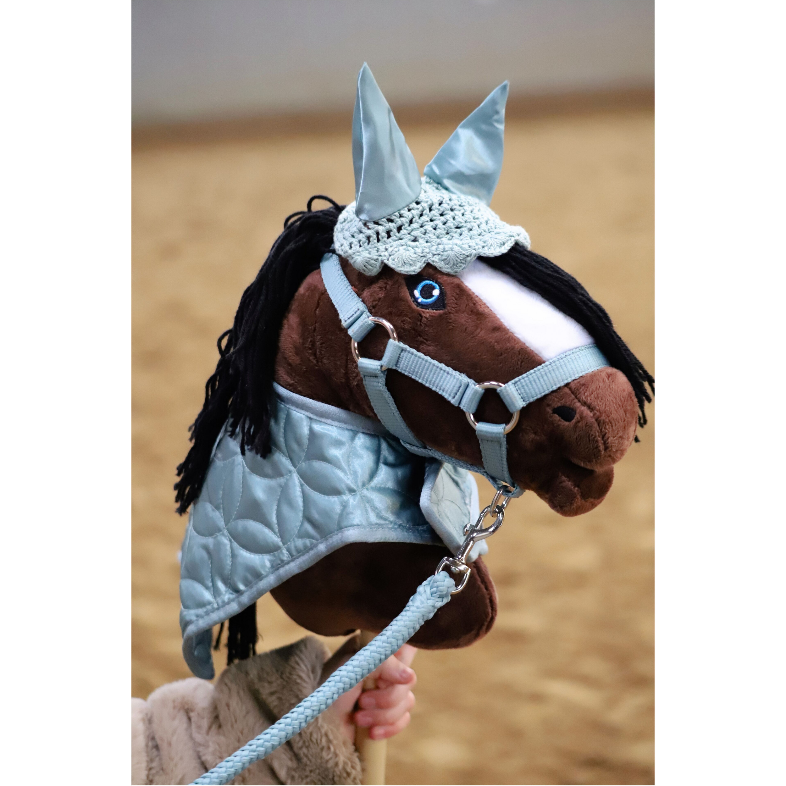 Fliegenhaube HOBBY HORSING hellblau