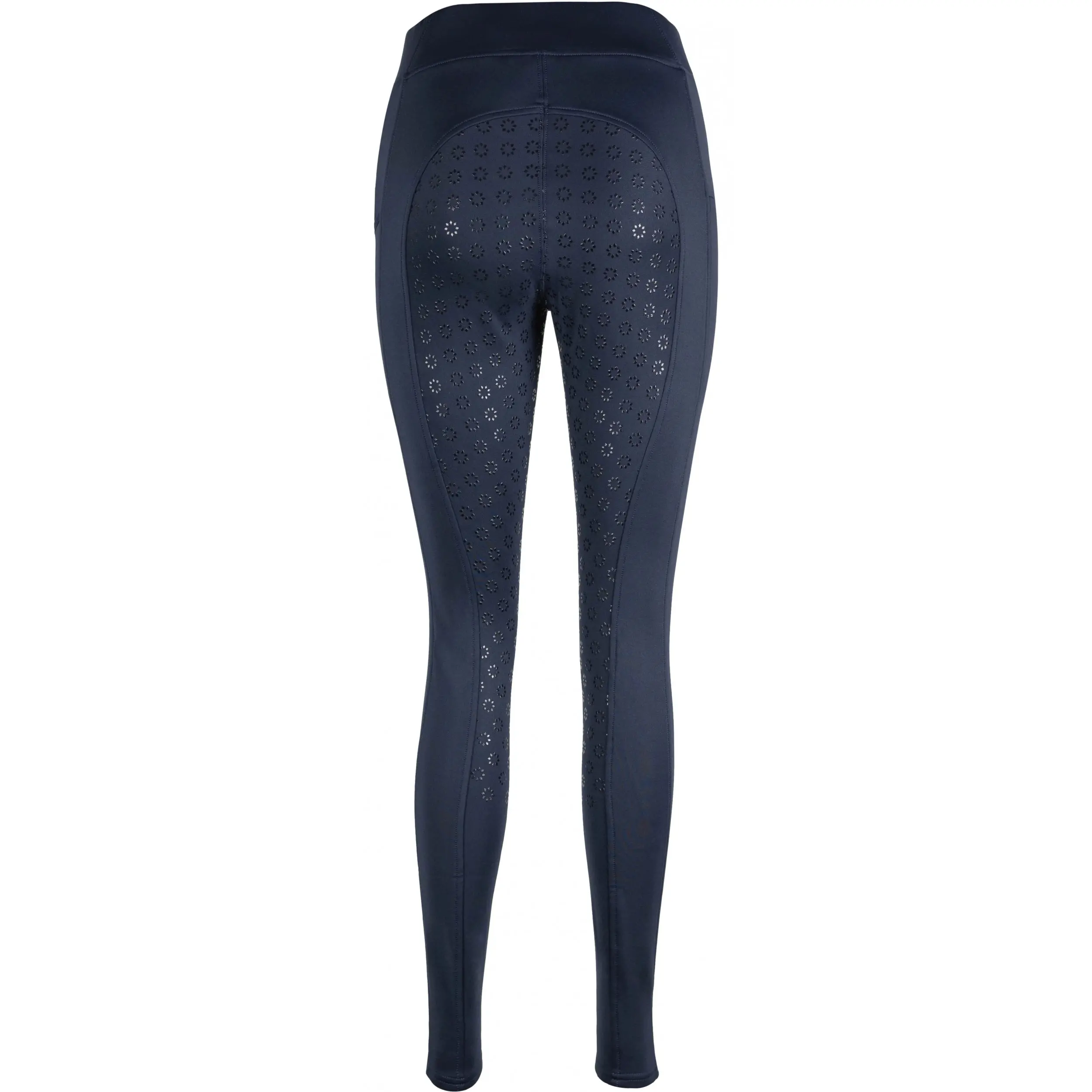 Winter Kinder Reitleggings Silikon Vollbesatz THEA dark navy