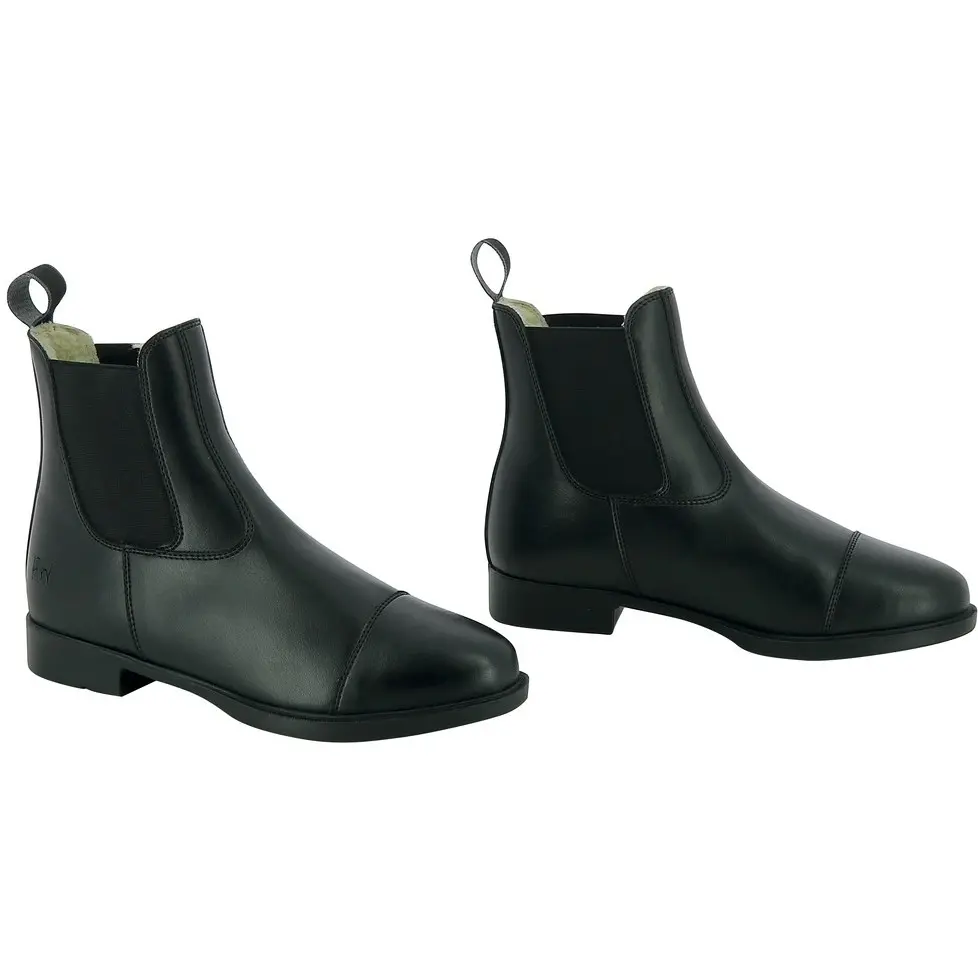 Winter Kinder Jodhpur Reitstiefeletten FIRST schwarz