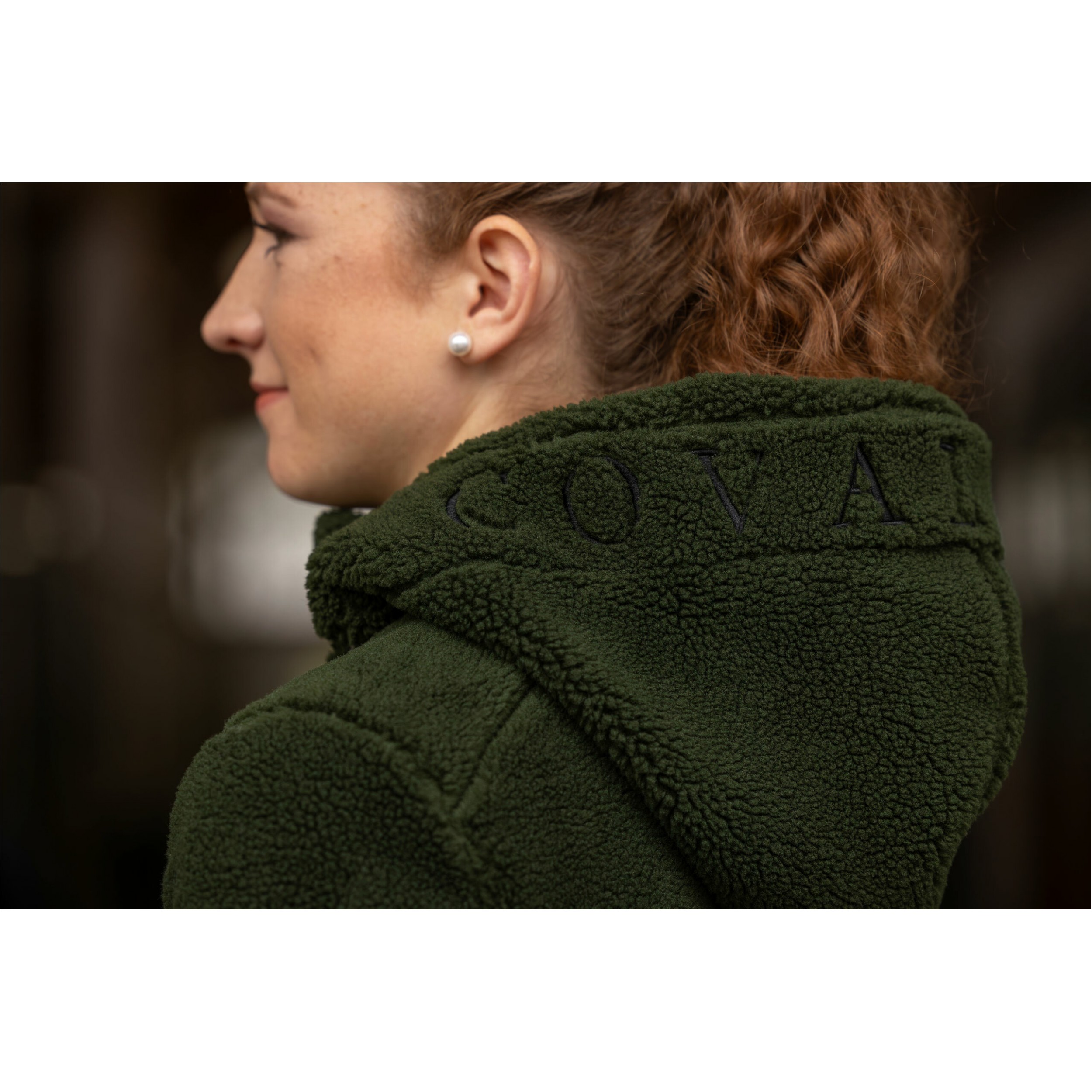 Damen Hoodyjacke H/W24 opal green