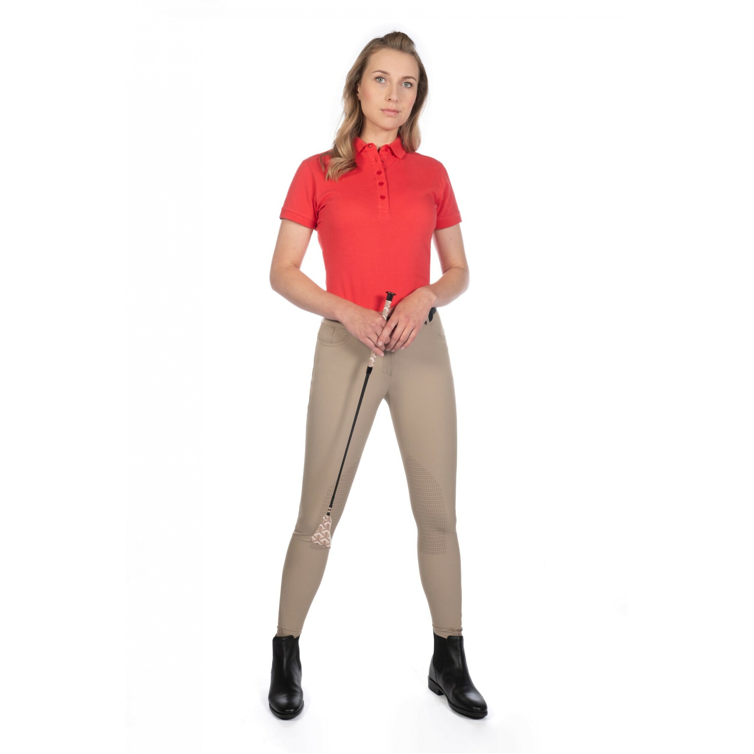 Damen Poloshirt ELISA rot