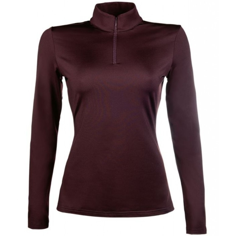 Damen Funktionsshirt BASIC bordeaux