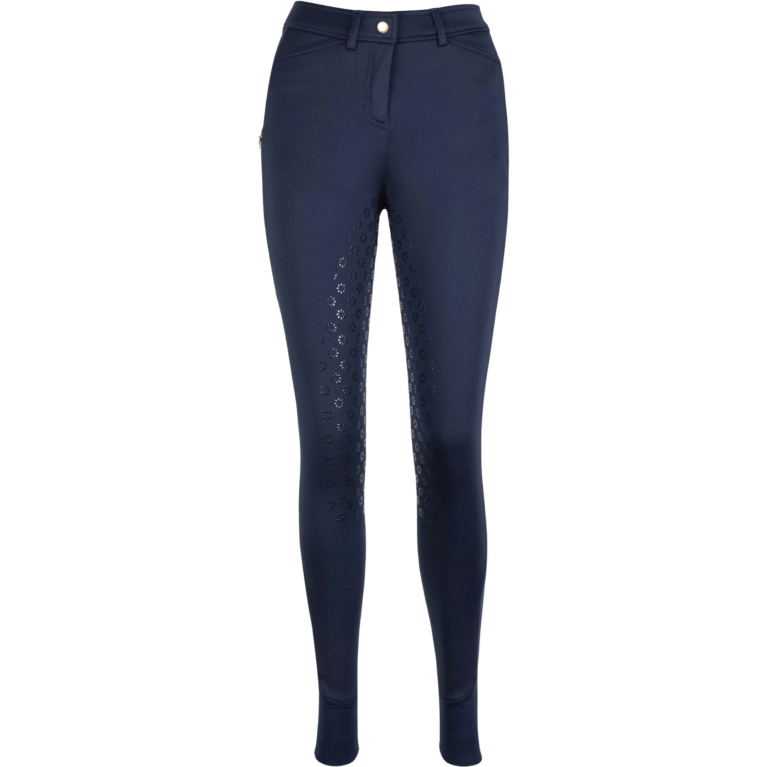 Winter Kinder Reithose Silikon Vollbesatz GRETA dark navy