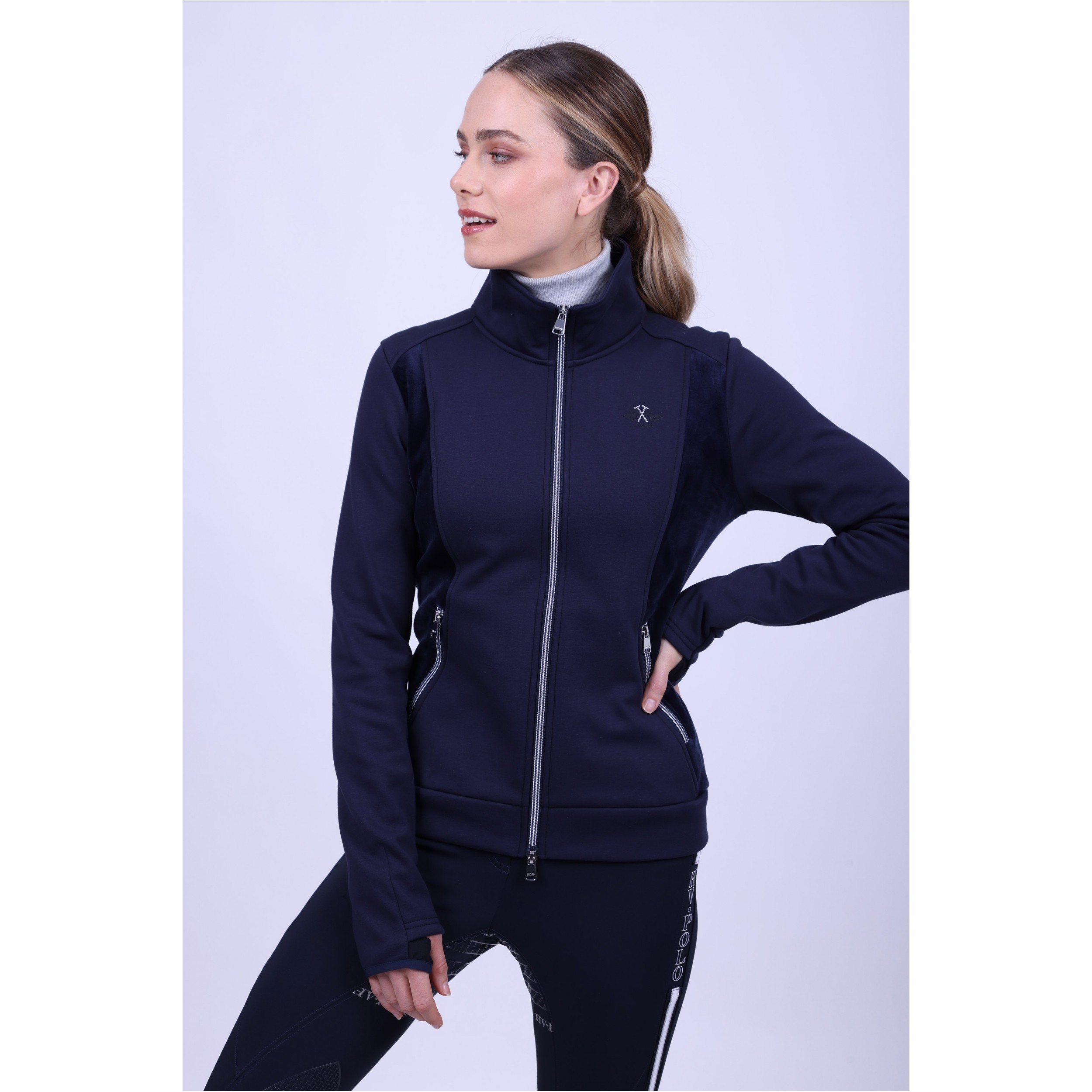 Damen Tech Sweatjacke HVPCassey navy