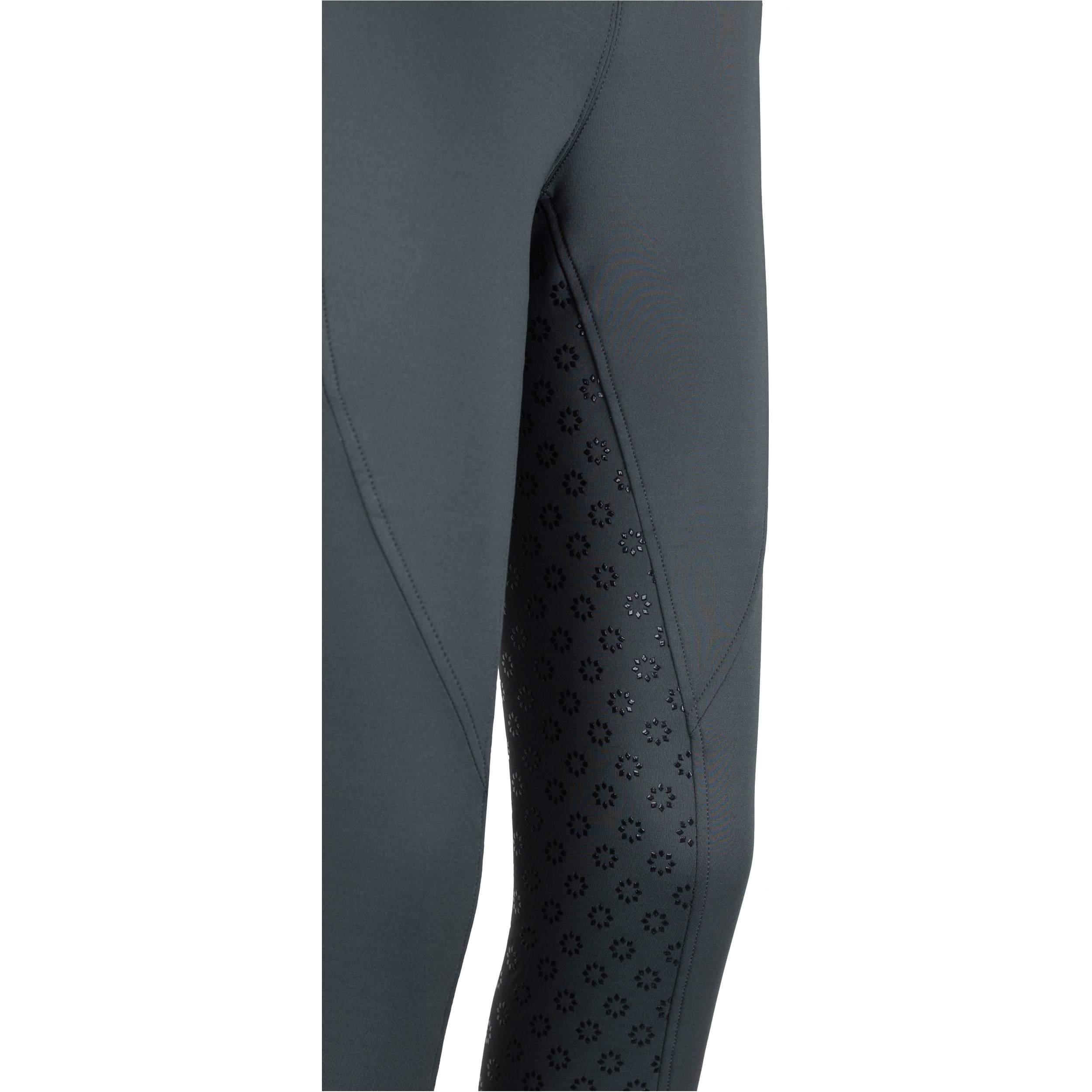 Winter Damen Reitleggings Silikon Vollbesatz THEA graphite