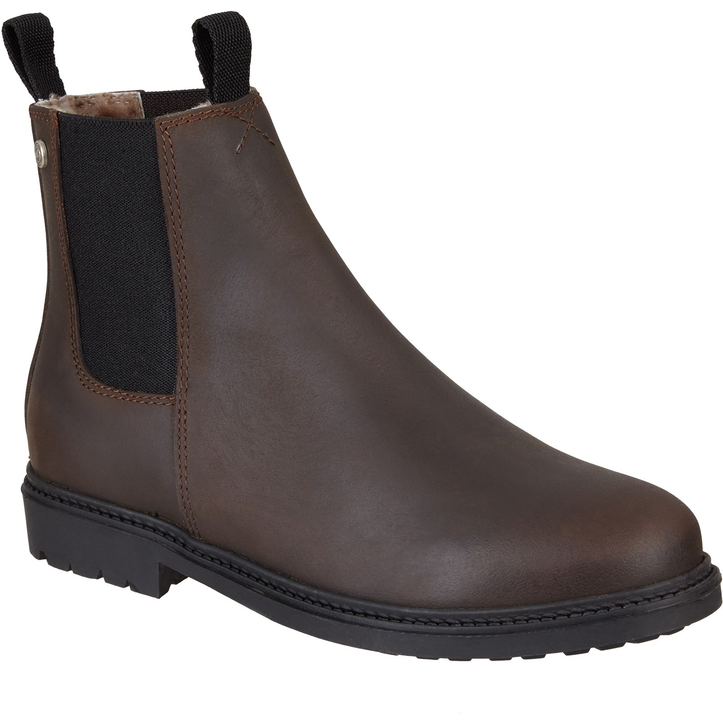 Winter Reitstiefeletten NEW WORK Echtleder chocolate