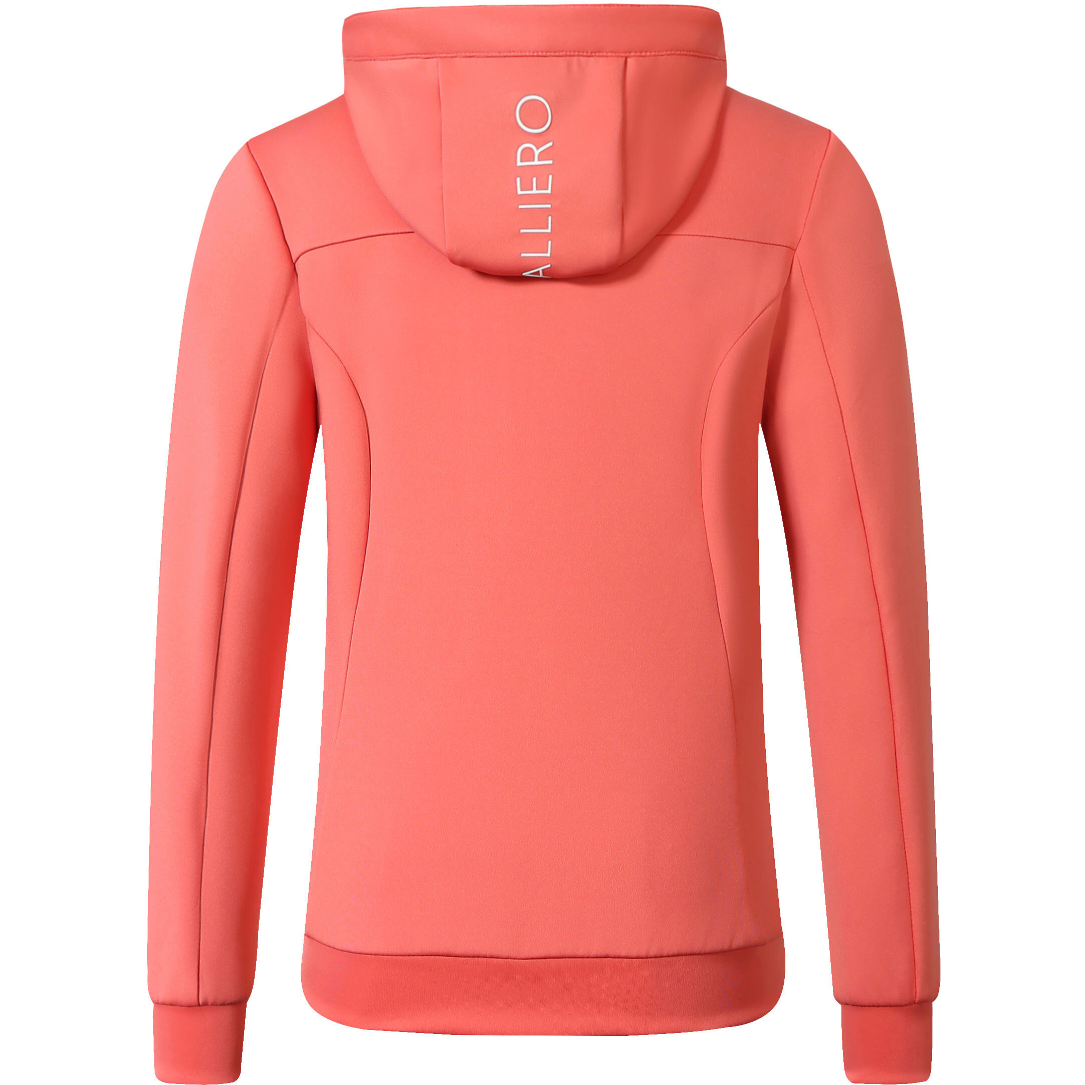 Damen Hoodyjacke F/S 2025 coral