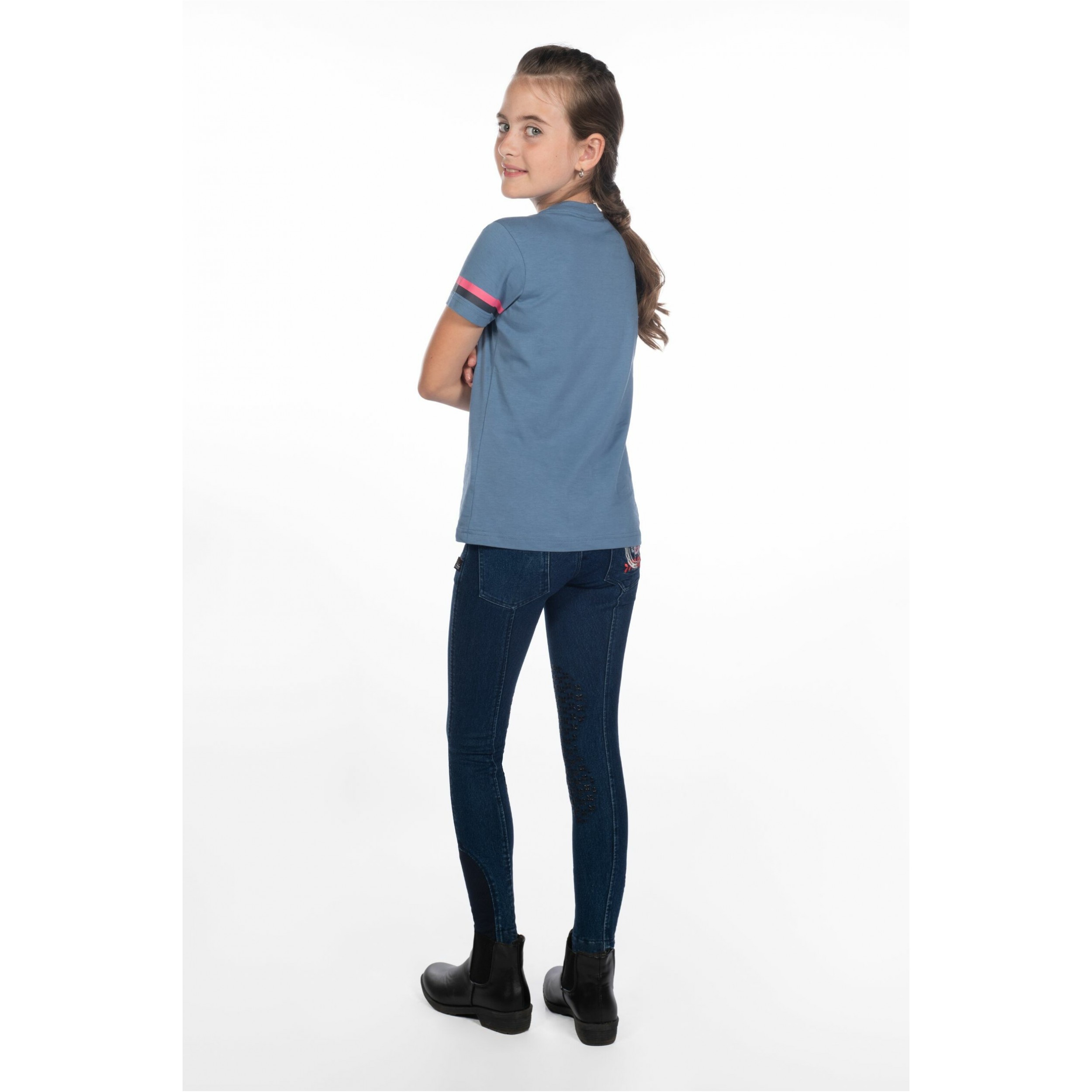 Kinder T-Shirt AYMEE rauchblau