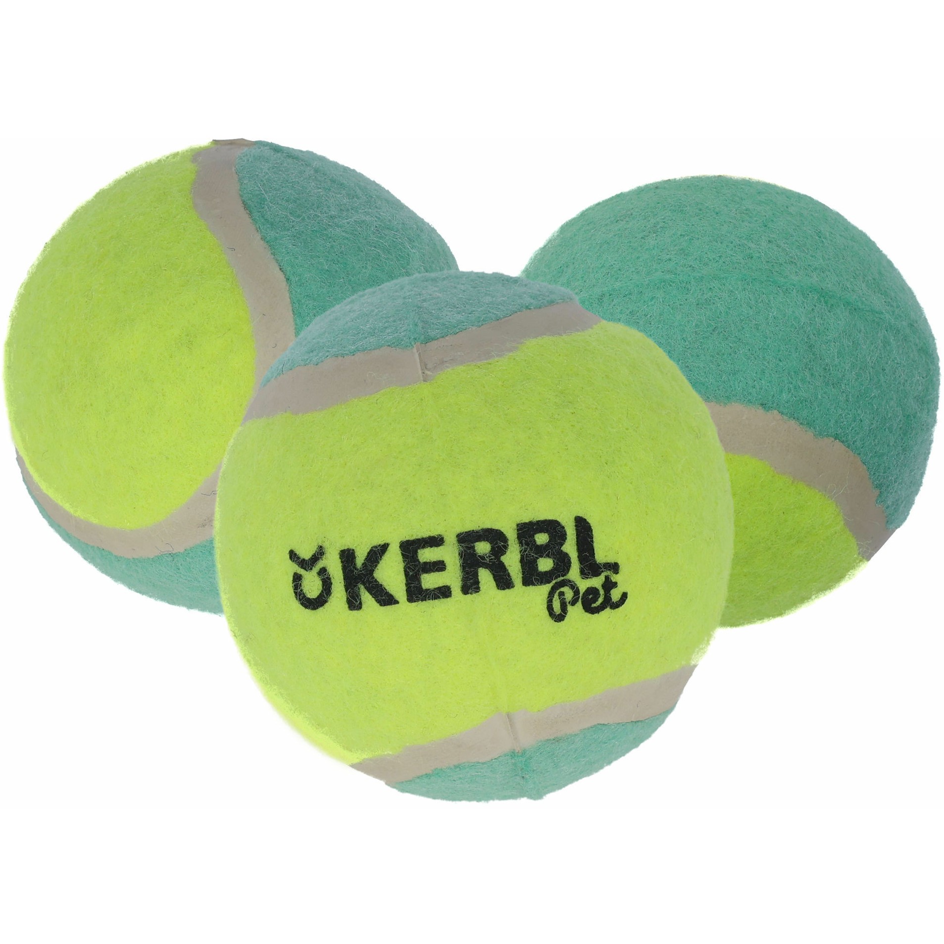 Tennisbälle (3er Set) gelb/türkis ø 6,5cm