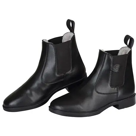 Winter Jodhpur Reitstiefelette OSLO Kunstleder schwarz