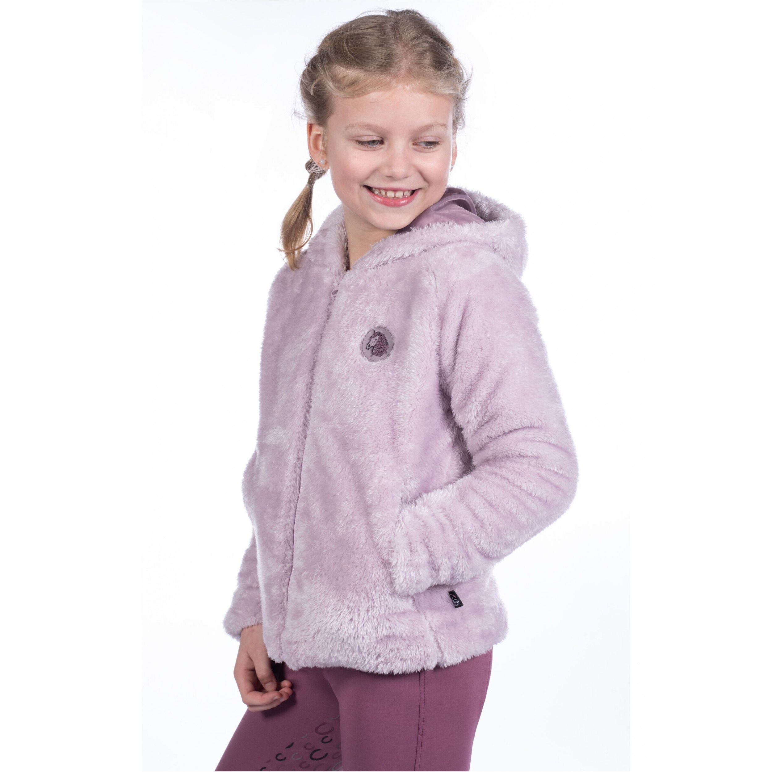 Winter Kinder Teddyjacke ALVA mauve