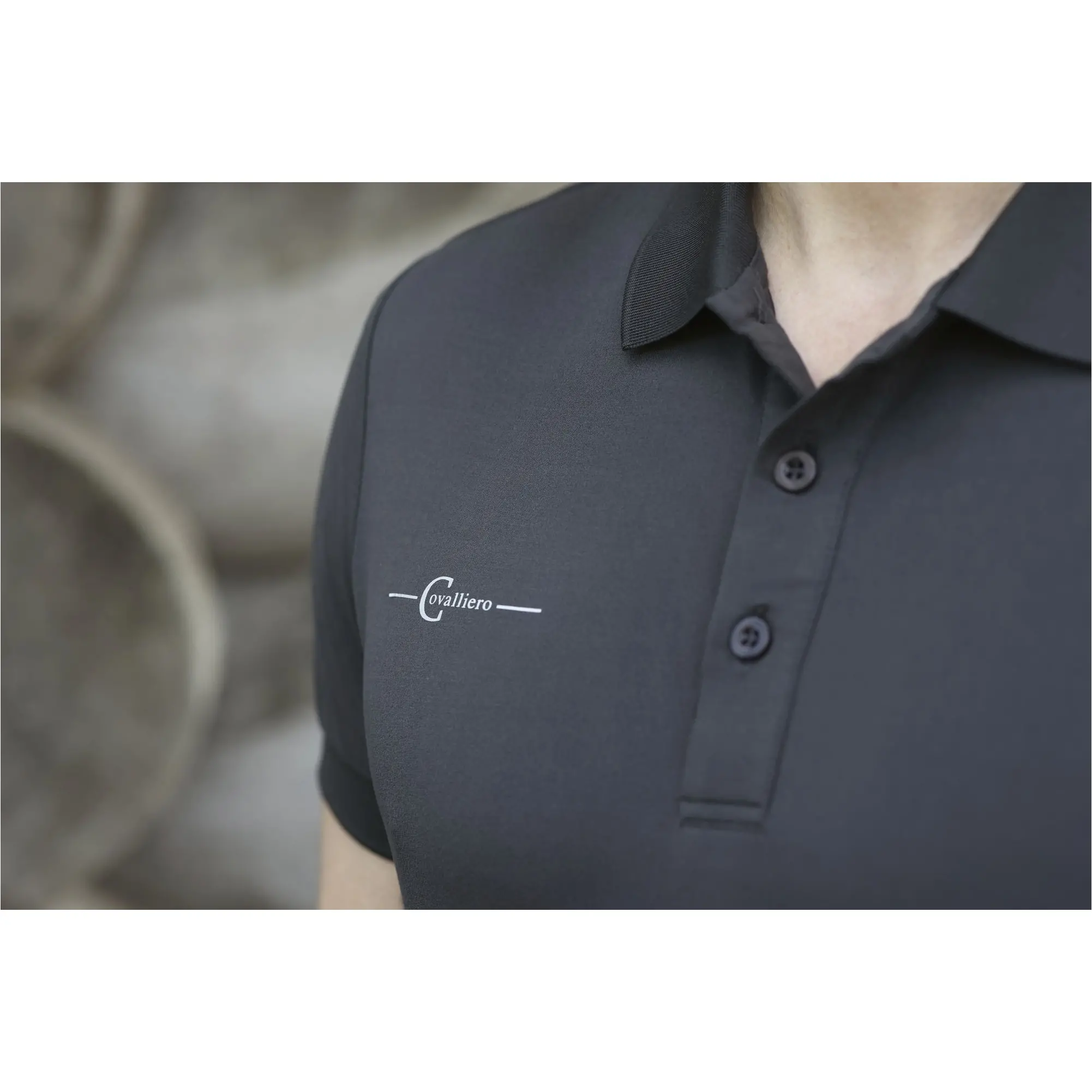 Herren Poloshirt graphite