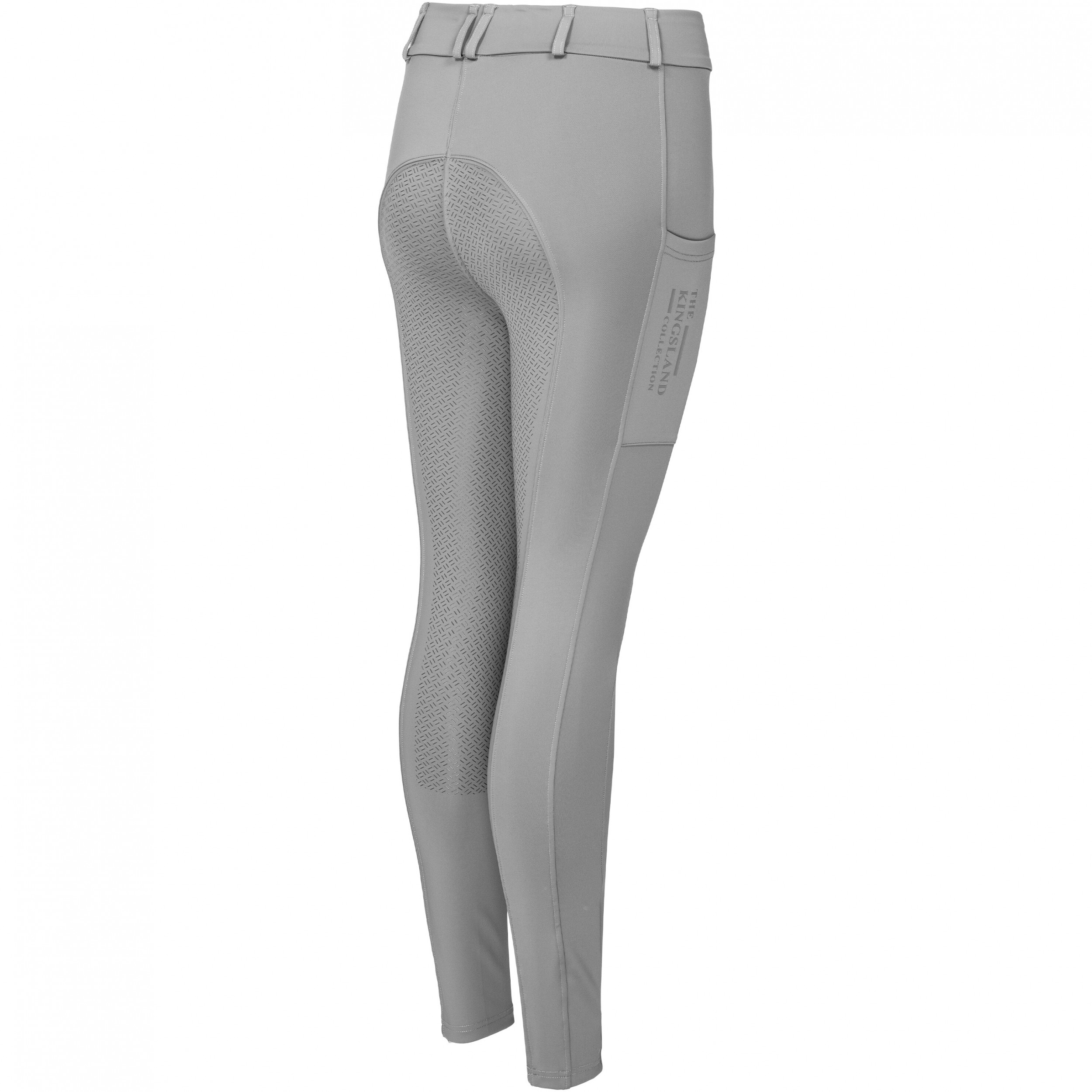 Damen Reithose Silikon Vollbesatz KLKaya F-Tec6 grey thundercloud