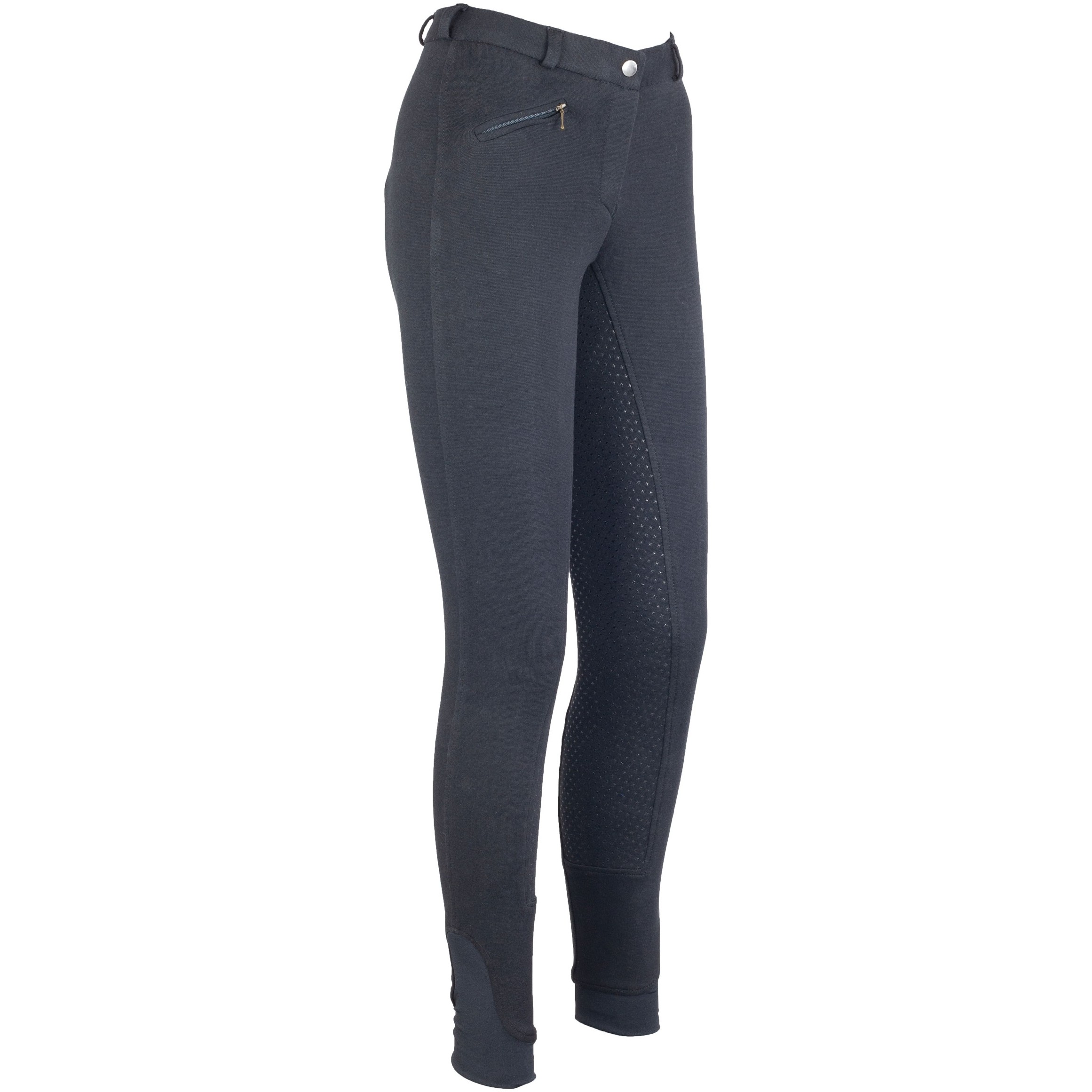 Damen Reithose Silikon Vollbesatz Flex BASICLINE schwarz