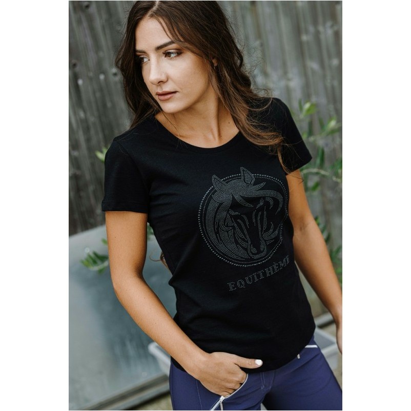 Damen T-Shirt MAGALI schwarz