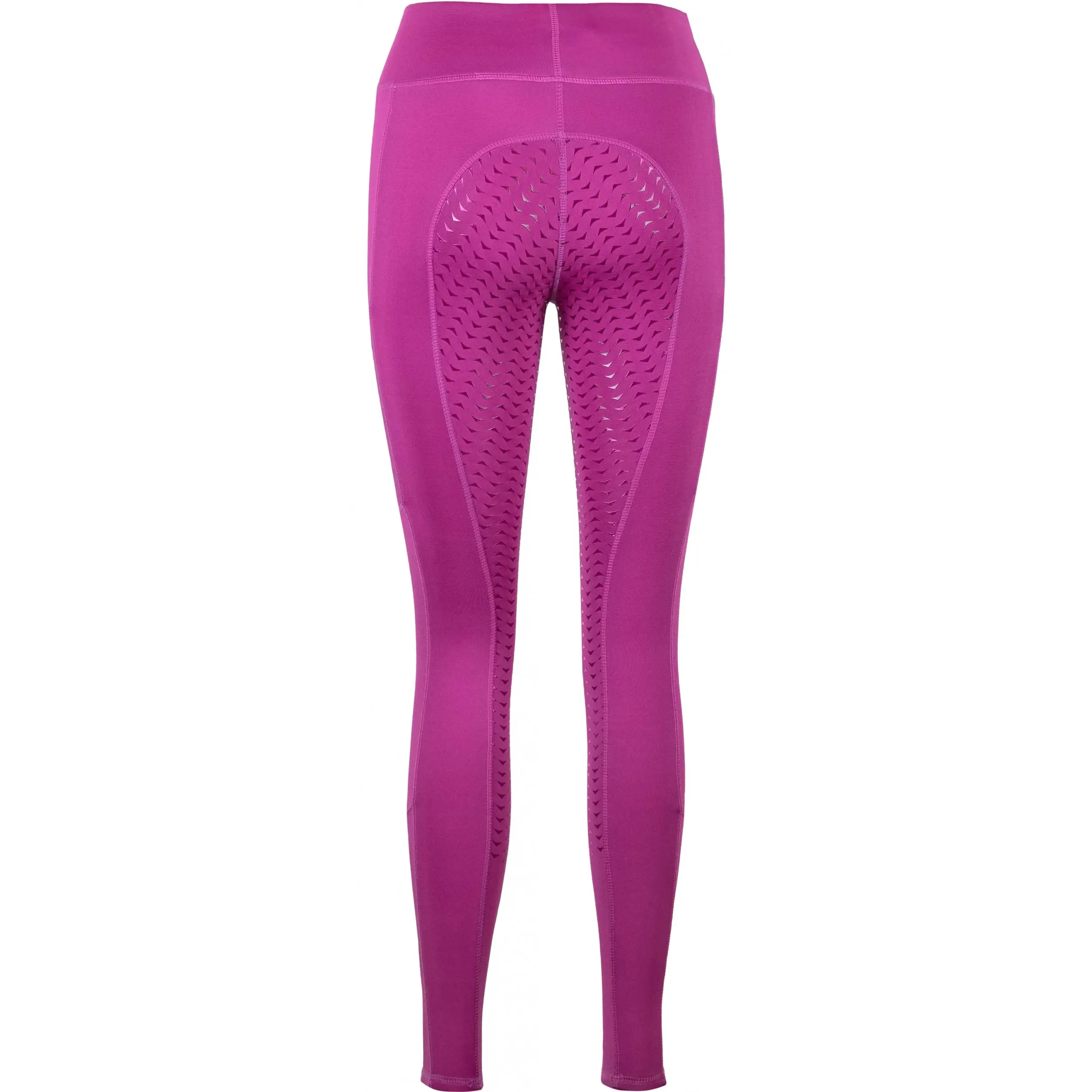 Kinder Reitleggings Silikon Vollbesatz EMILIA fuchsia