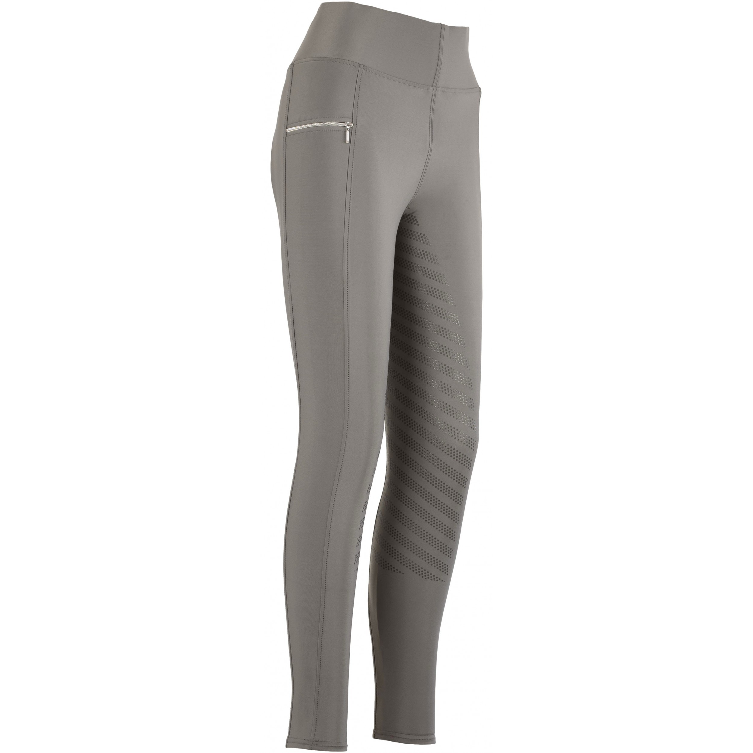 Damen Reitleggings Silikon Vollbesatz FENJA stone