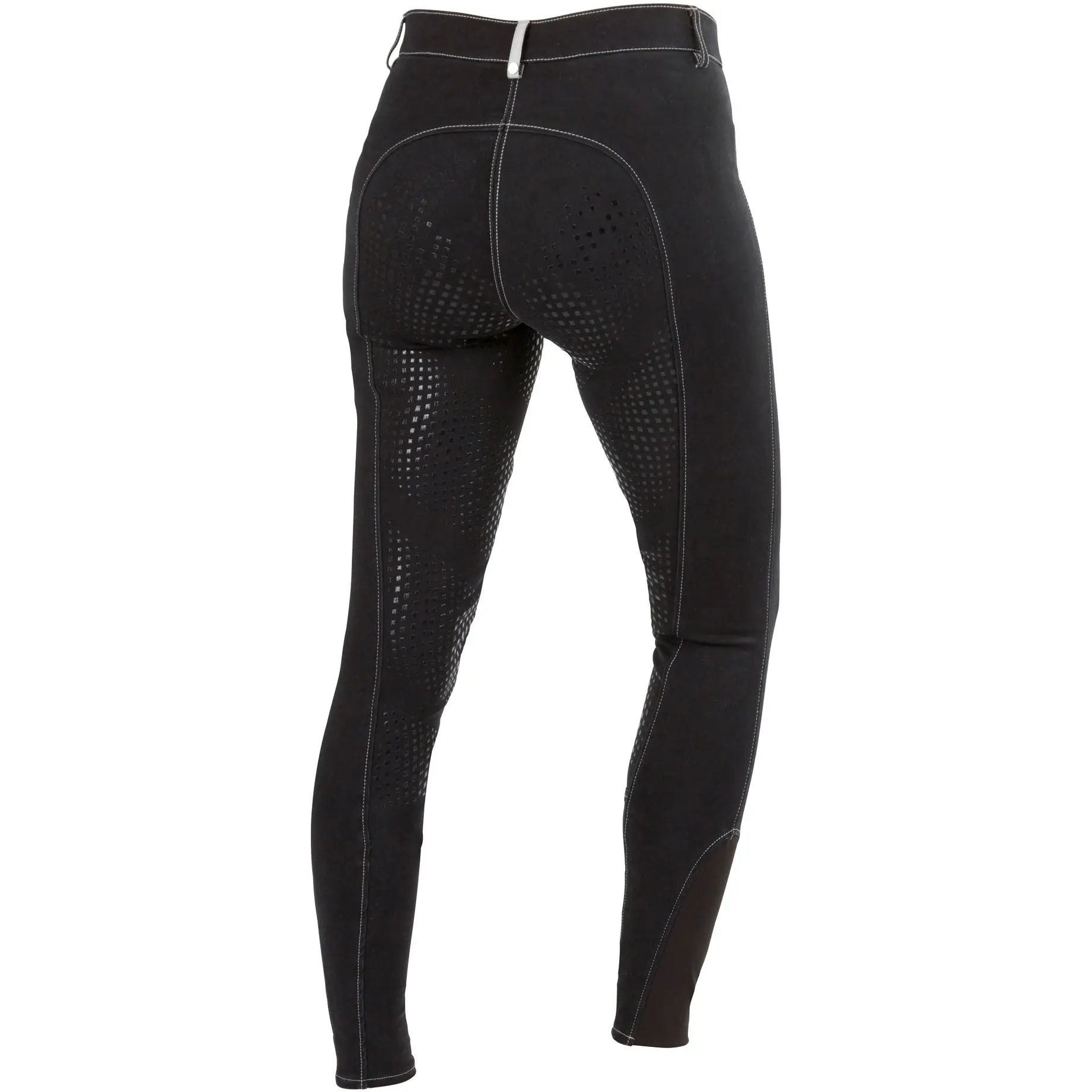 Damen Reithose Silikon Vollbesatz BASIC PLUS schwarz