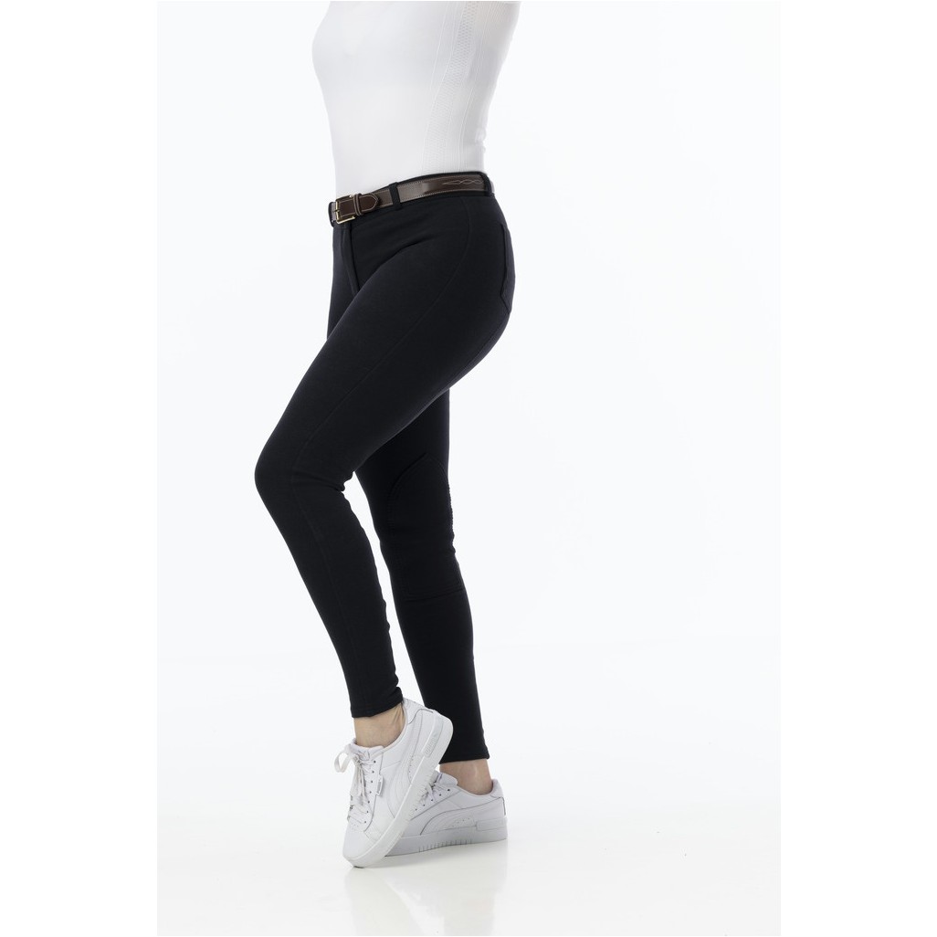 Damen Reithose Kniebesatz MEMPHIS schwarz