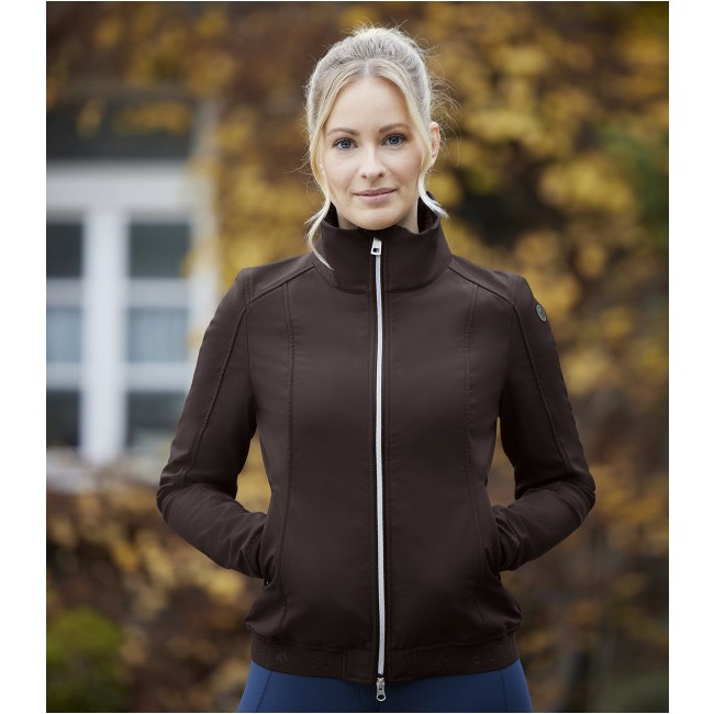 Damen Reitjacke KAIRO Softshell kastanienbraun