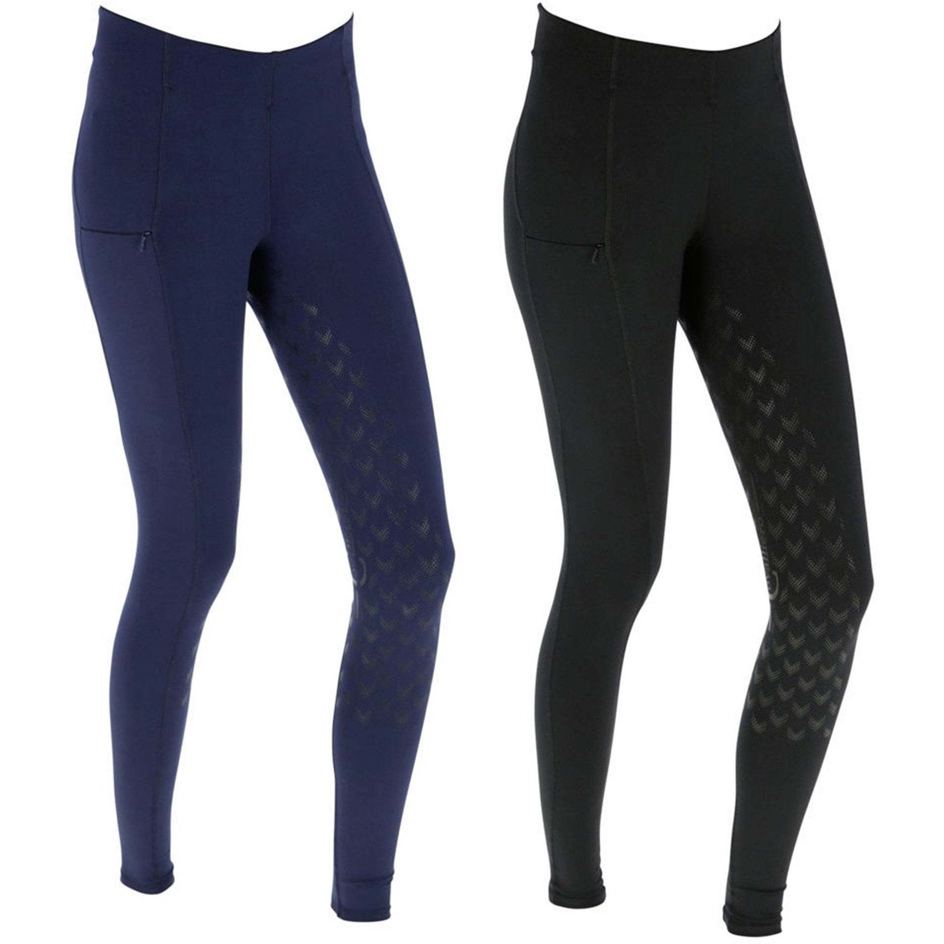 Damen Reitleggings Silikon Vollbesatz EQUONA schwarz