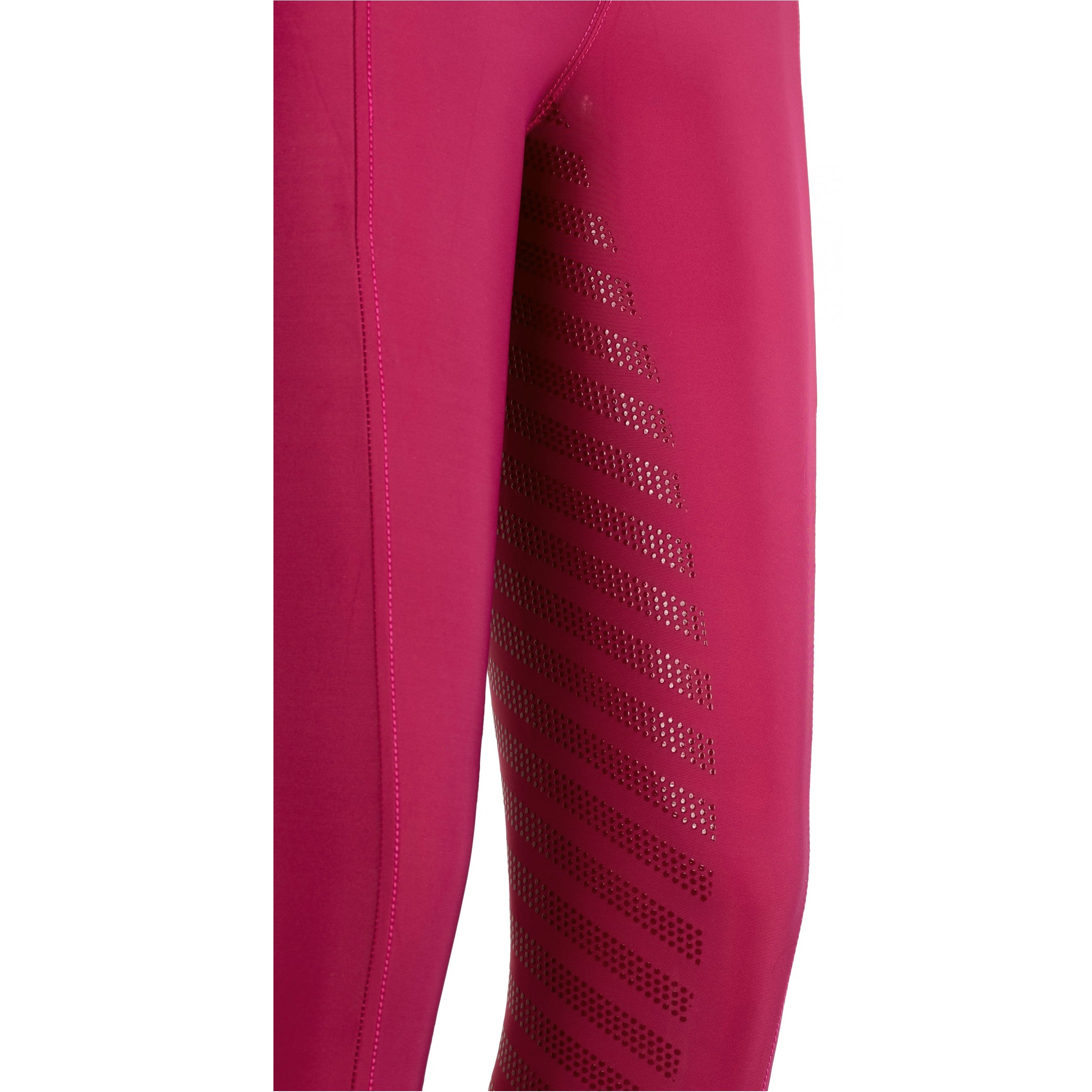 Damen Reitleggings Silikon Vollbesatz FENJA burgundy