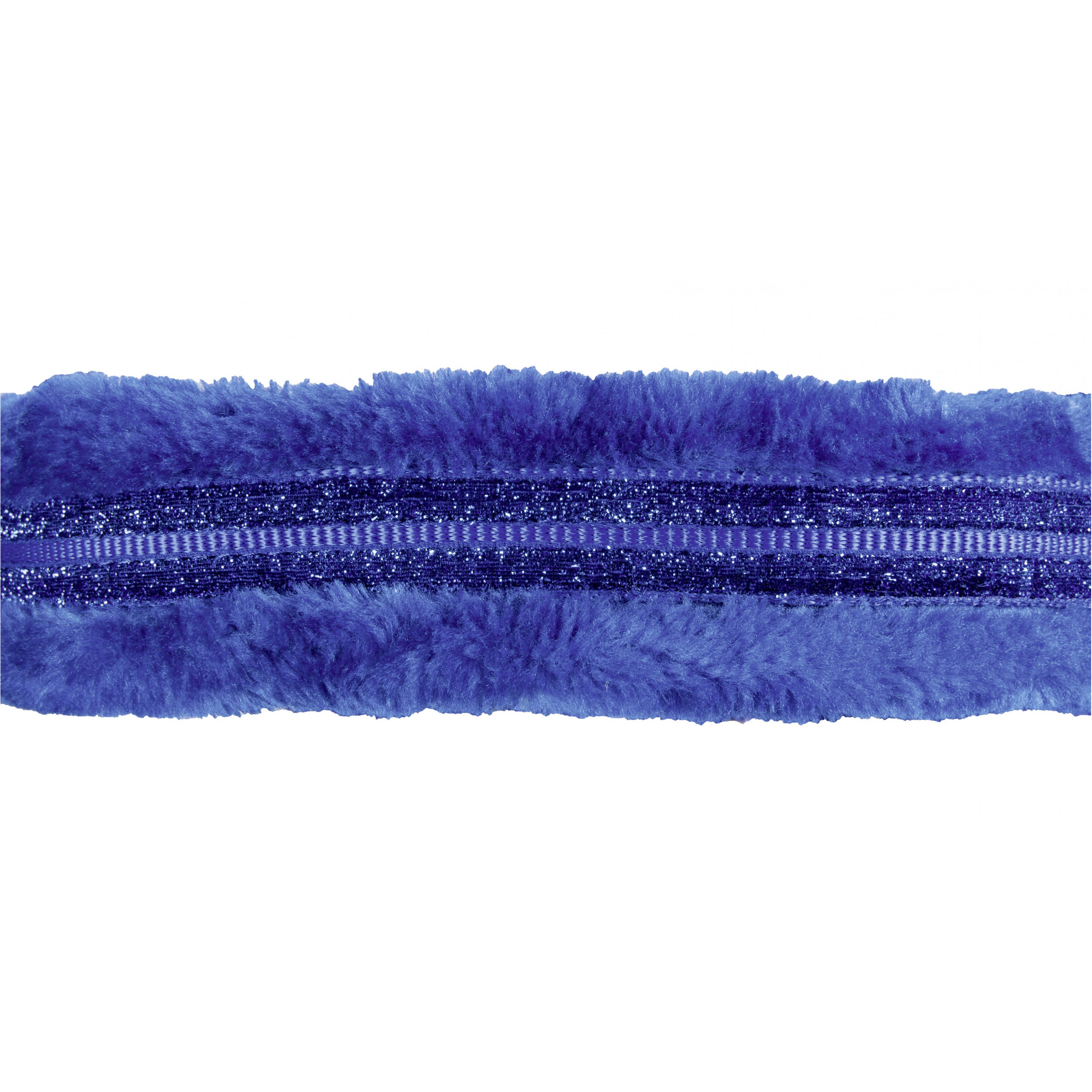 Halfter mit Polarfleece Polsterung GLITTER kornblau