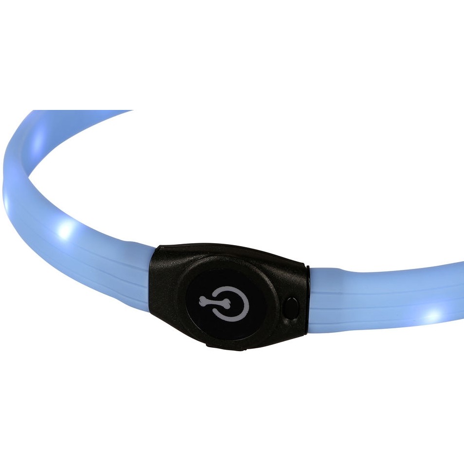 Halsband mit LED MAXI SAFE blau 65x2,5cm 