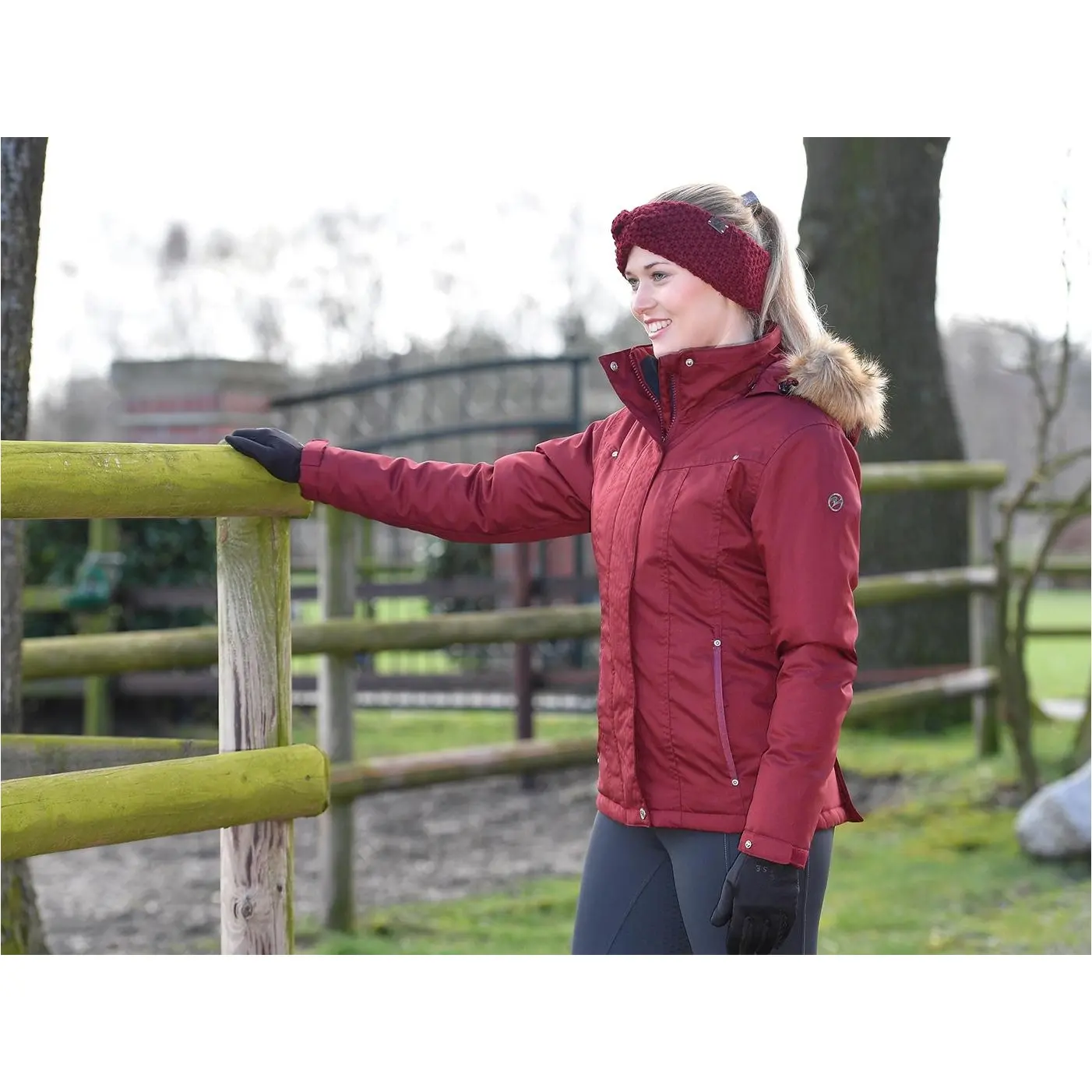 Damen Reitjacke EMBLA wine