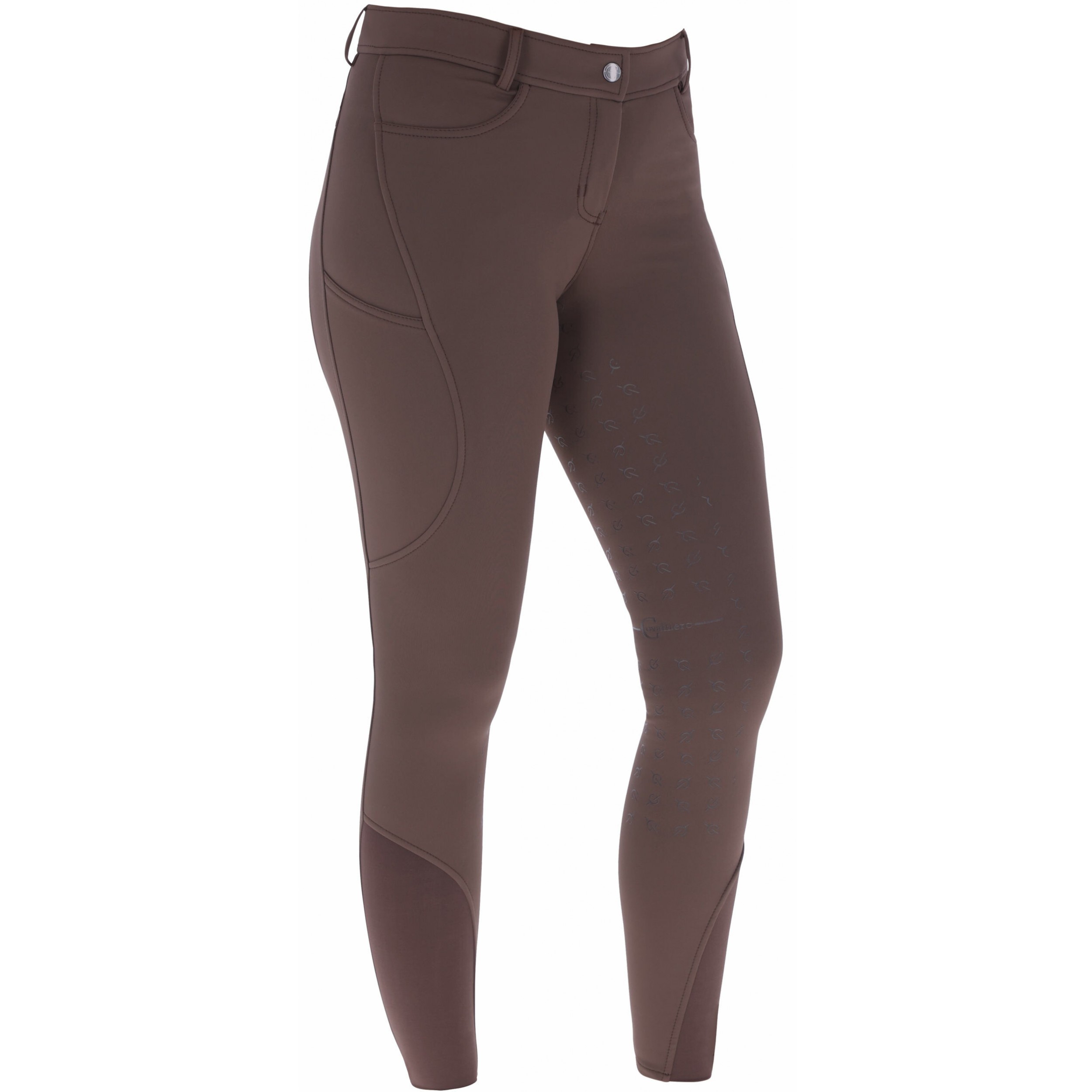 Damen Reithose Silikon Vollbesatz H/W24 coffee