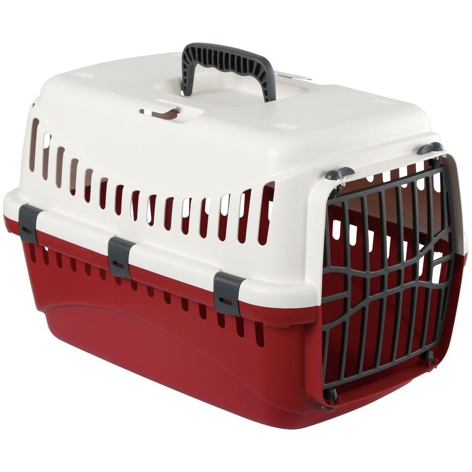 Transportbox EXPEDION creme/bordeaux 45x30x30cm