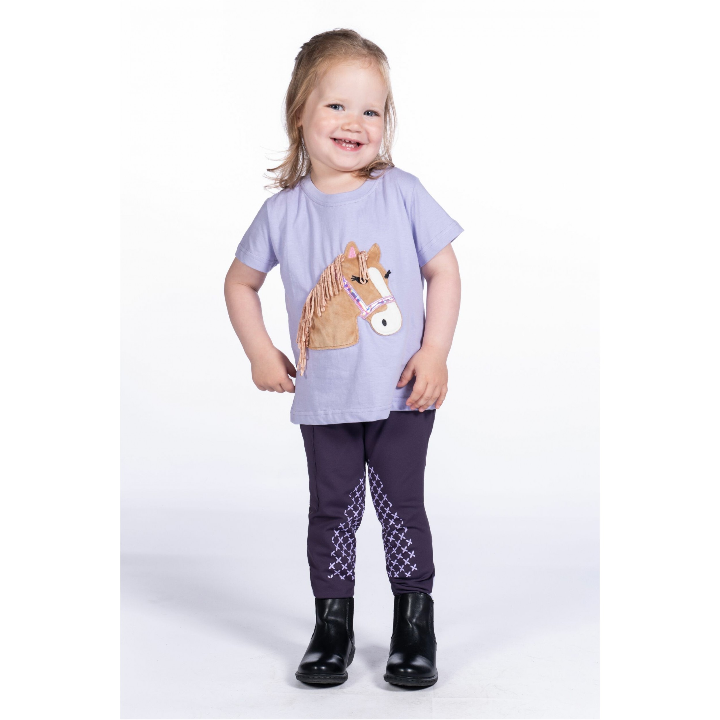 Kinder T-Shirt LOLA FLUFFY lavendel