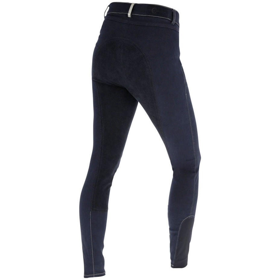 Damen Reithose Vollbesatz BASIC PLUS LS blau