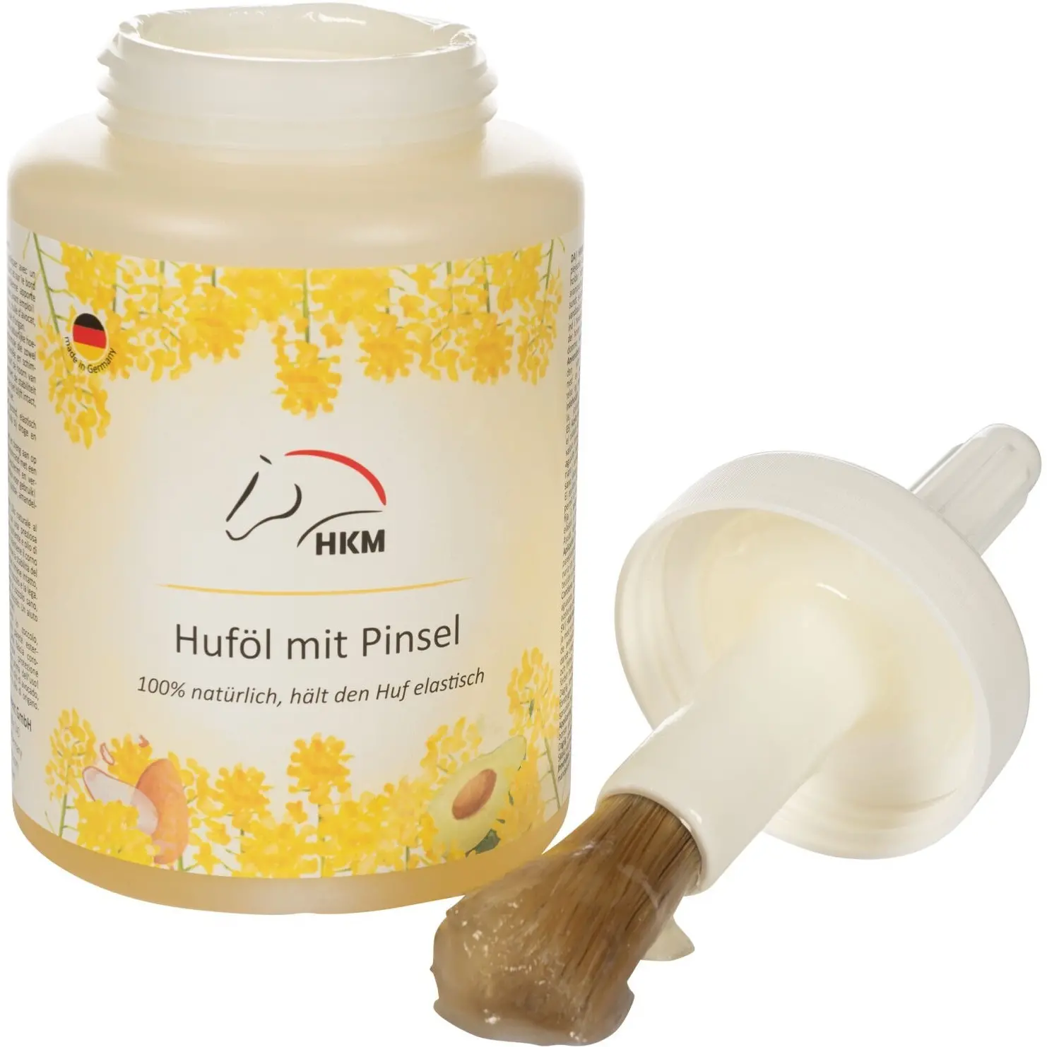 Natürliches Huföl mit Pinsel 450ml