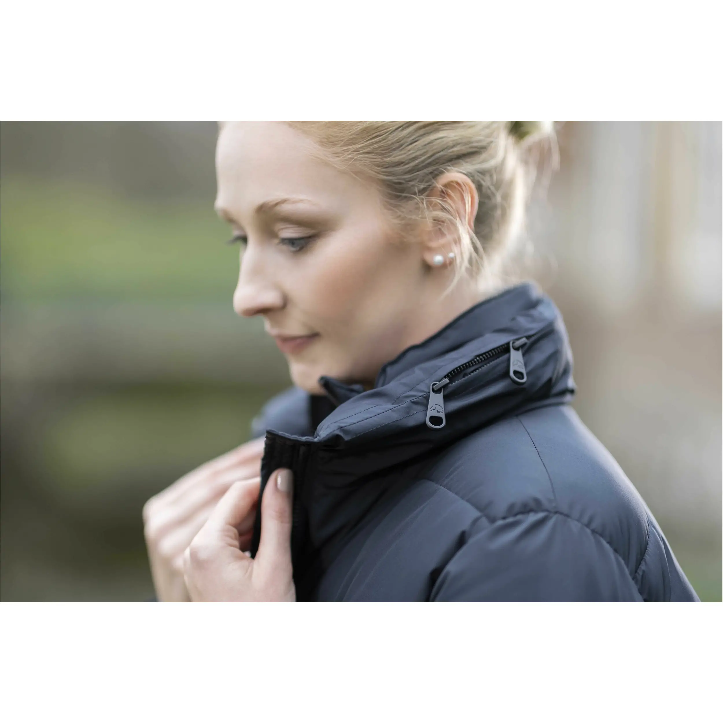 Winter Damen Reitjacke 2 in 1 DAKOTA schwarz