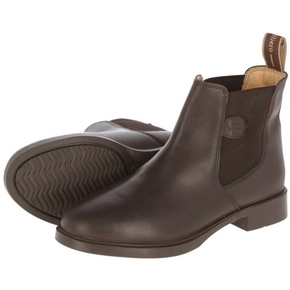 Reitstiefelette CLASSIC Leder dunkelbraun