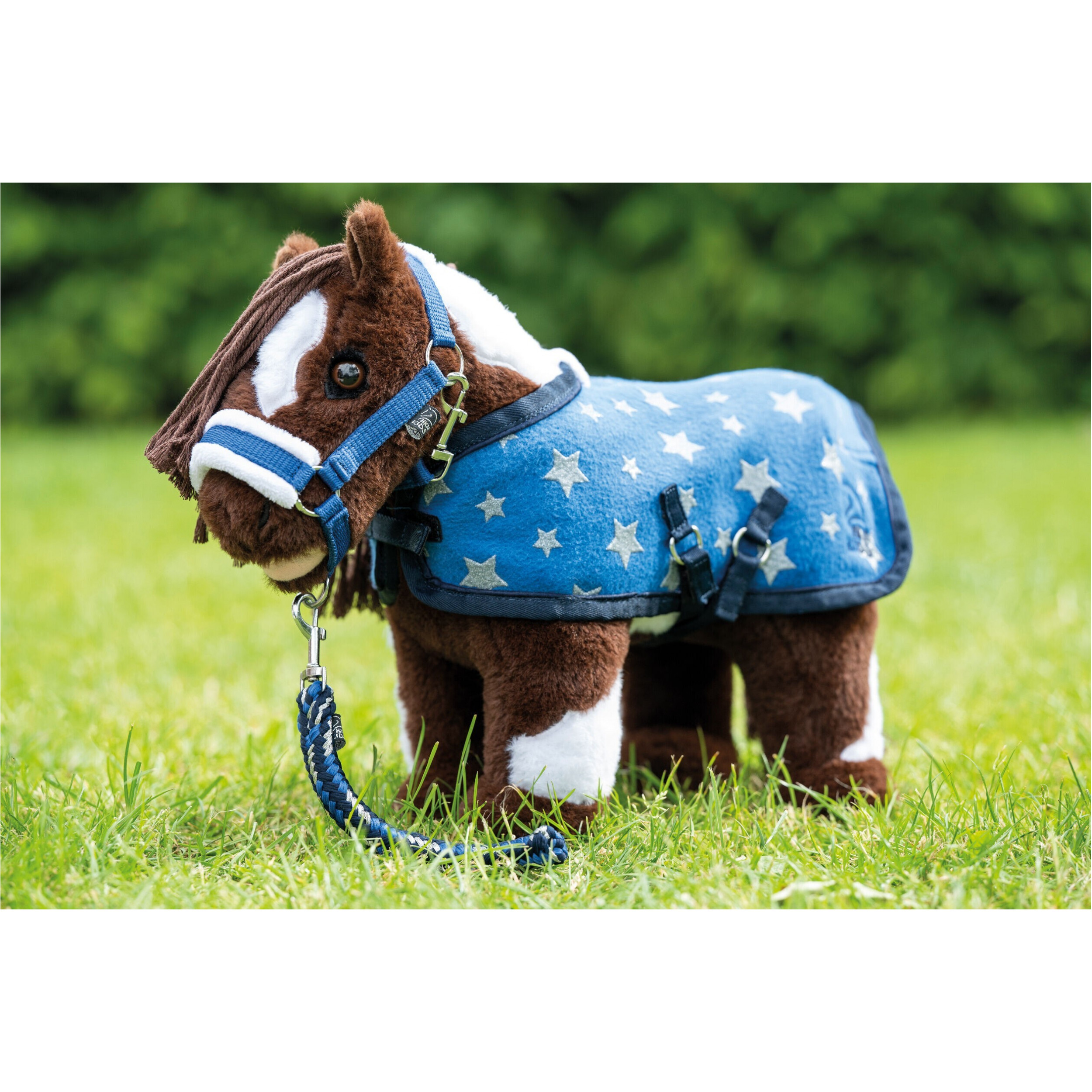 Starset CUDDLE PONY blau mit Sternenmuster