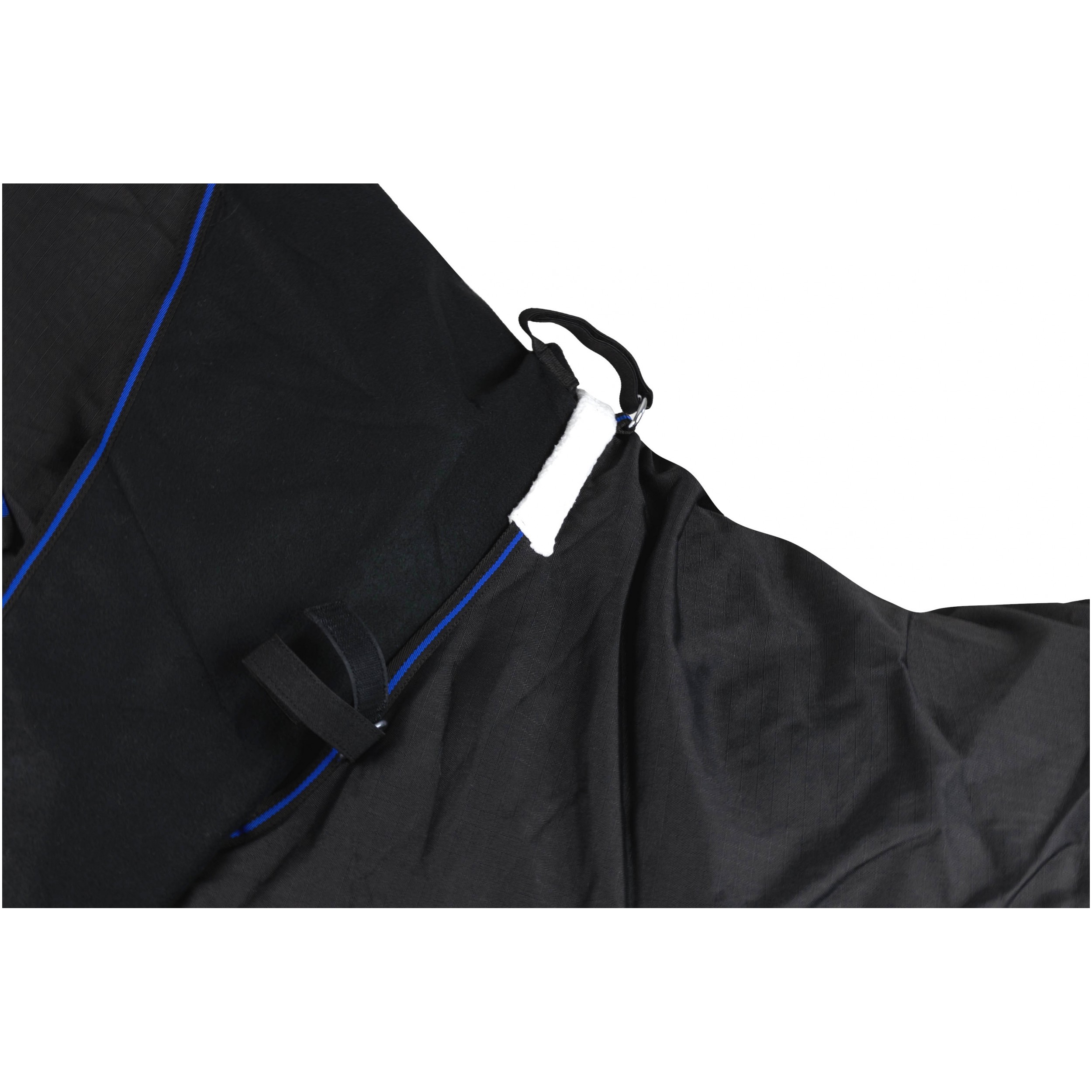 Weidedecke Full Neck Polarfleece 600D BASICLINE schwarz/royalblau - Posten