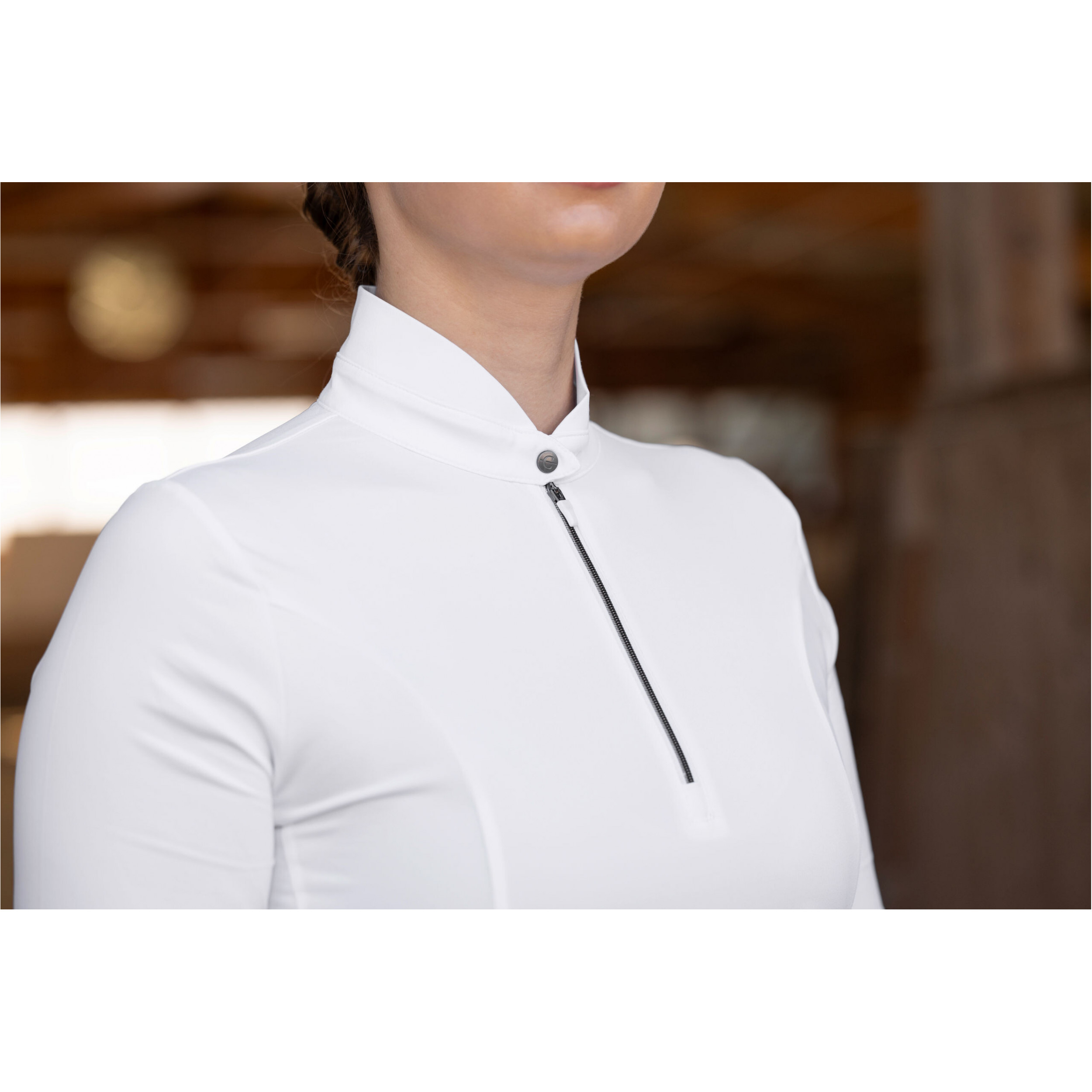 Damen Longsleeve Competition F/S 2025 white