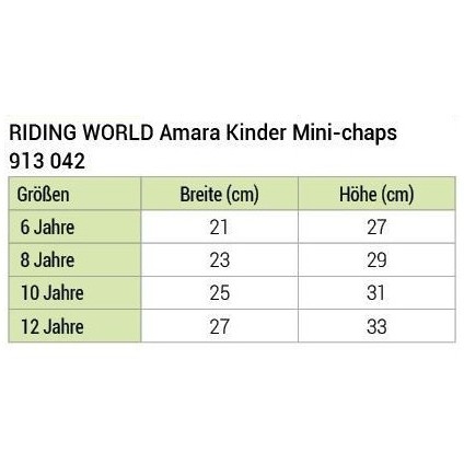 Kinder Minichaps AMARA schwarz