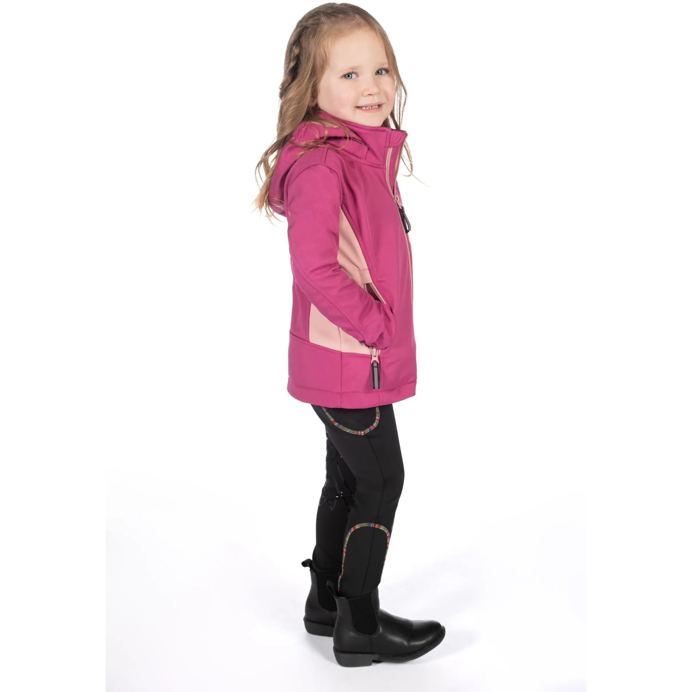 Kinder Softshelljacke POLLY magenta