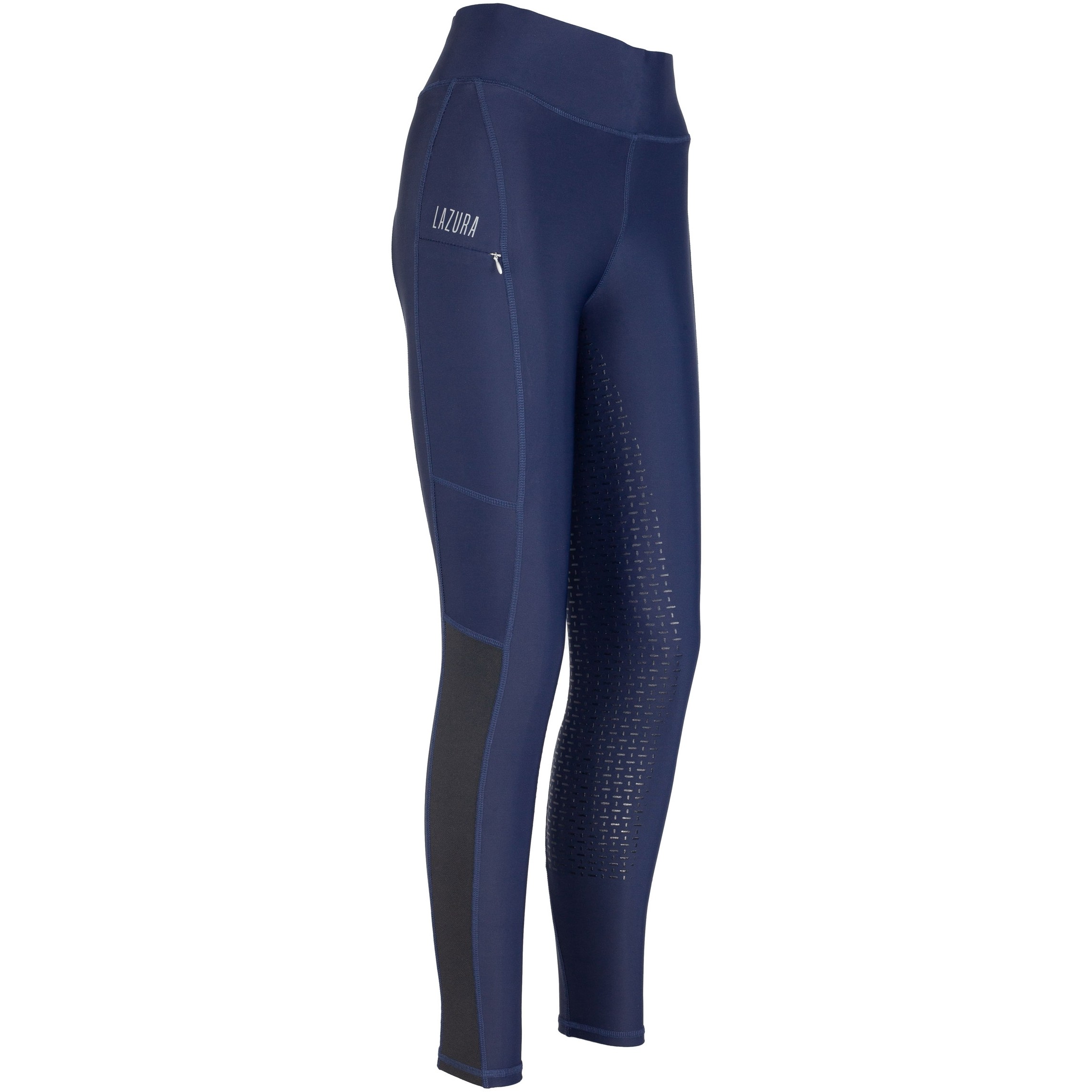 Damen Reitleggings Silikon Vollbesatz ADVENTURE dunkelblau