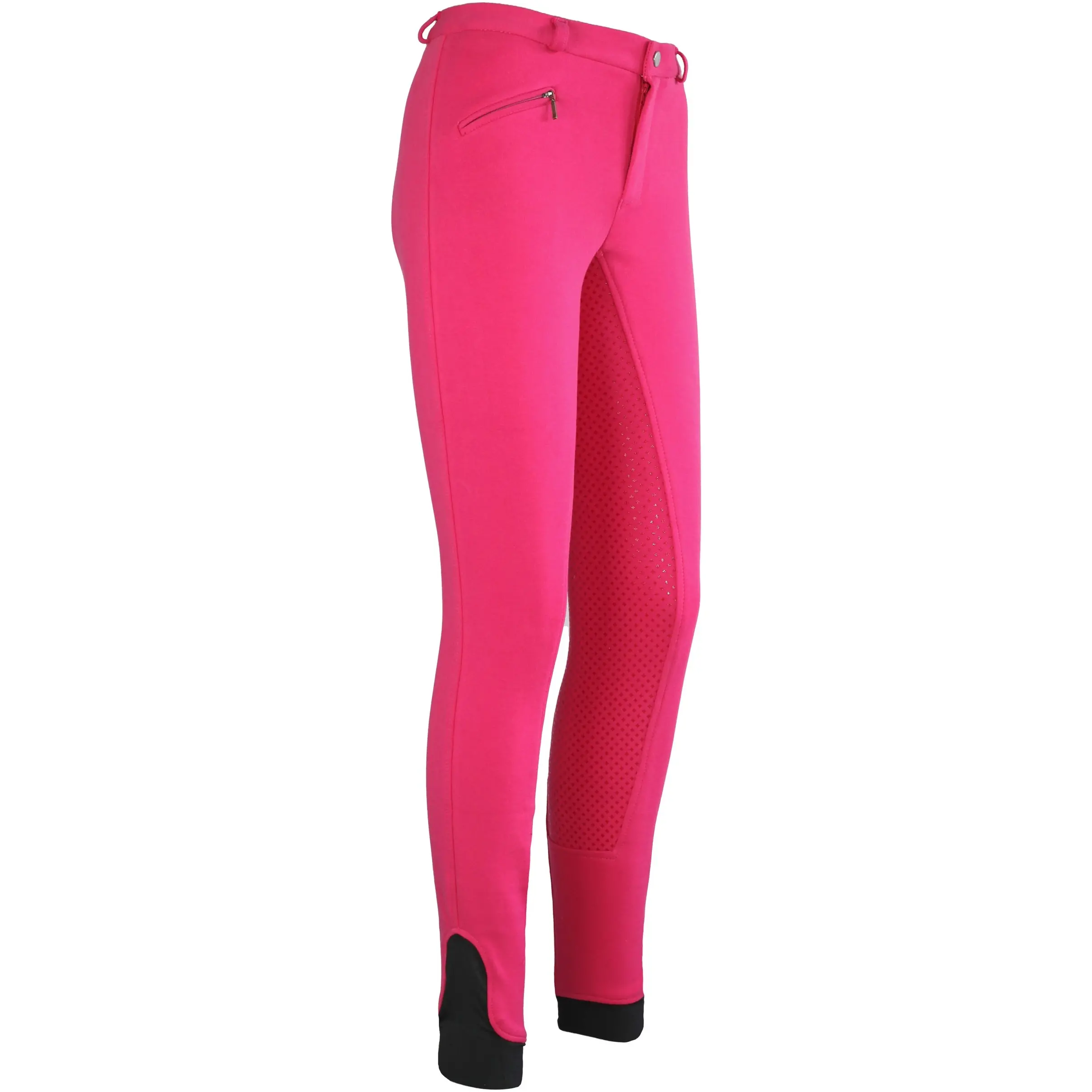 Kinder Reithose Silikon Vollbesatz Flex BASICLINE pink