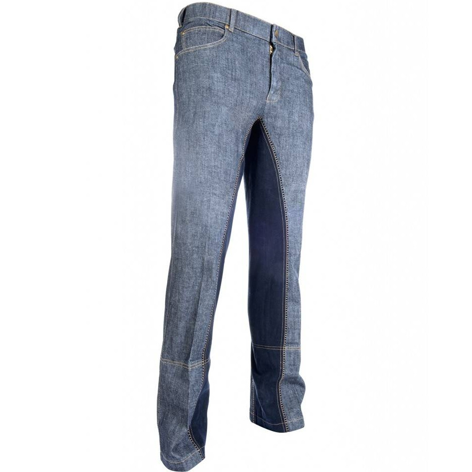 Herren Jodhpur Reithose Vollbesatz TEXAS NEW dunkelblau