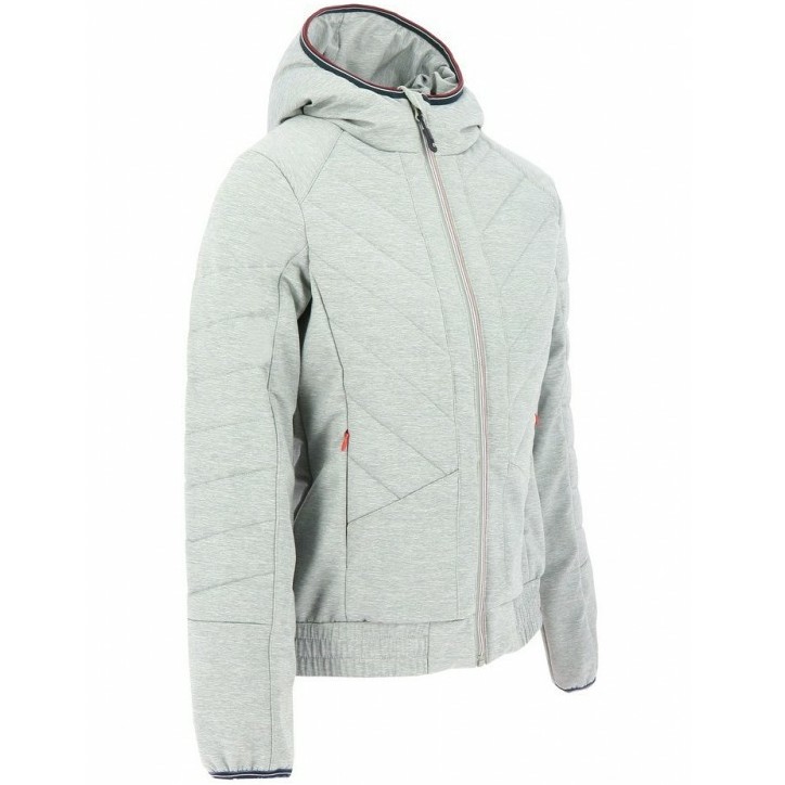 Damen Hybridjacke MONA grau meliert