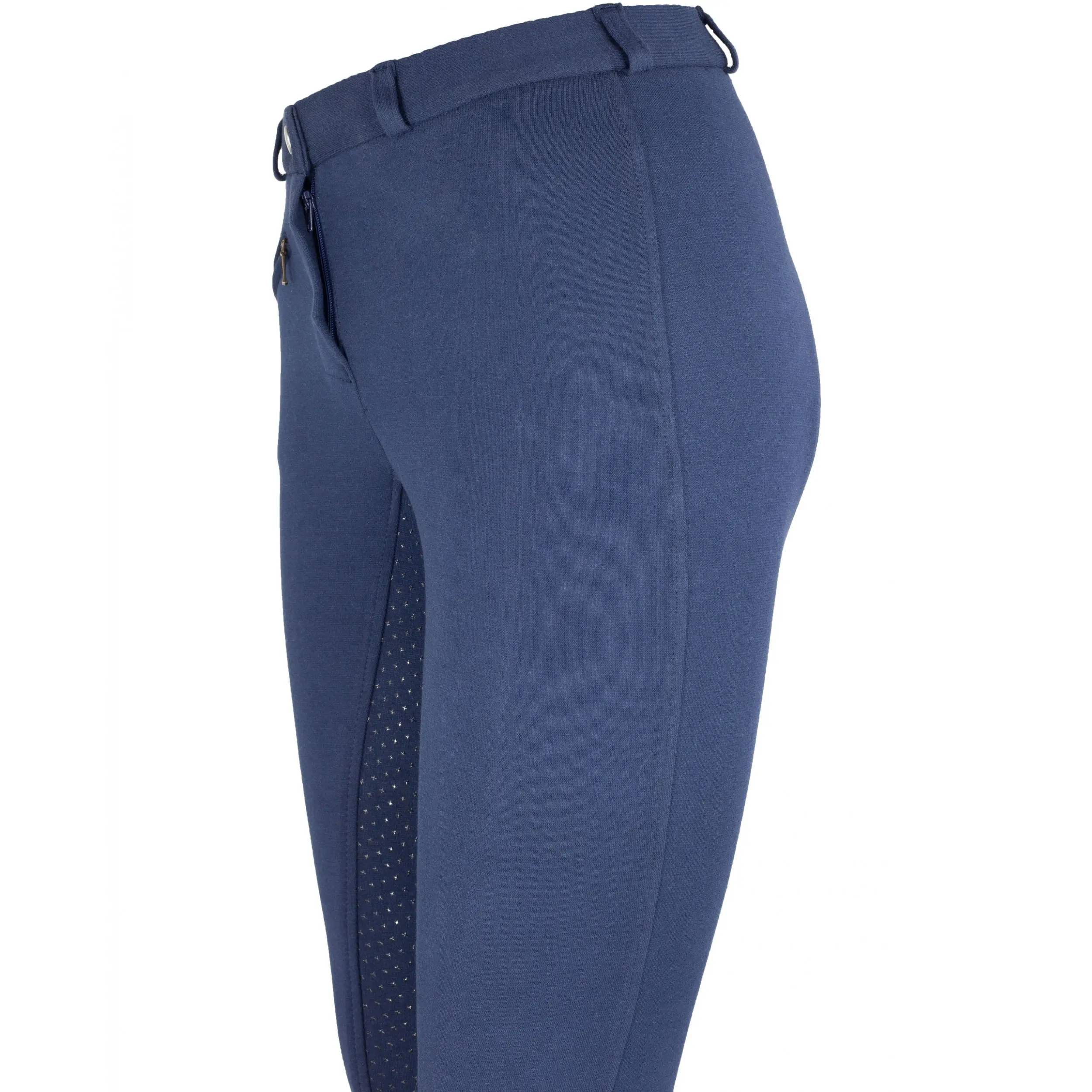 Damen Reithose Silikon Vollbesatz Flex BASICLINE dunkelblau