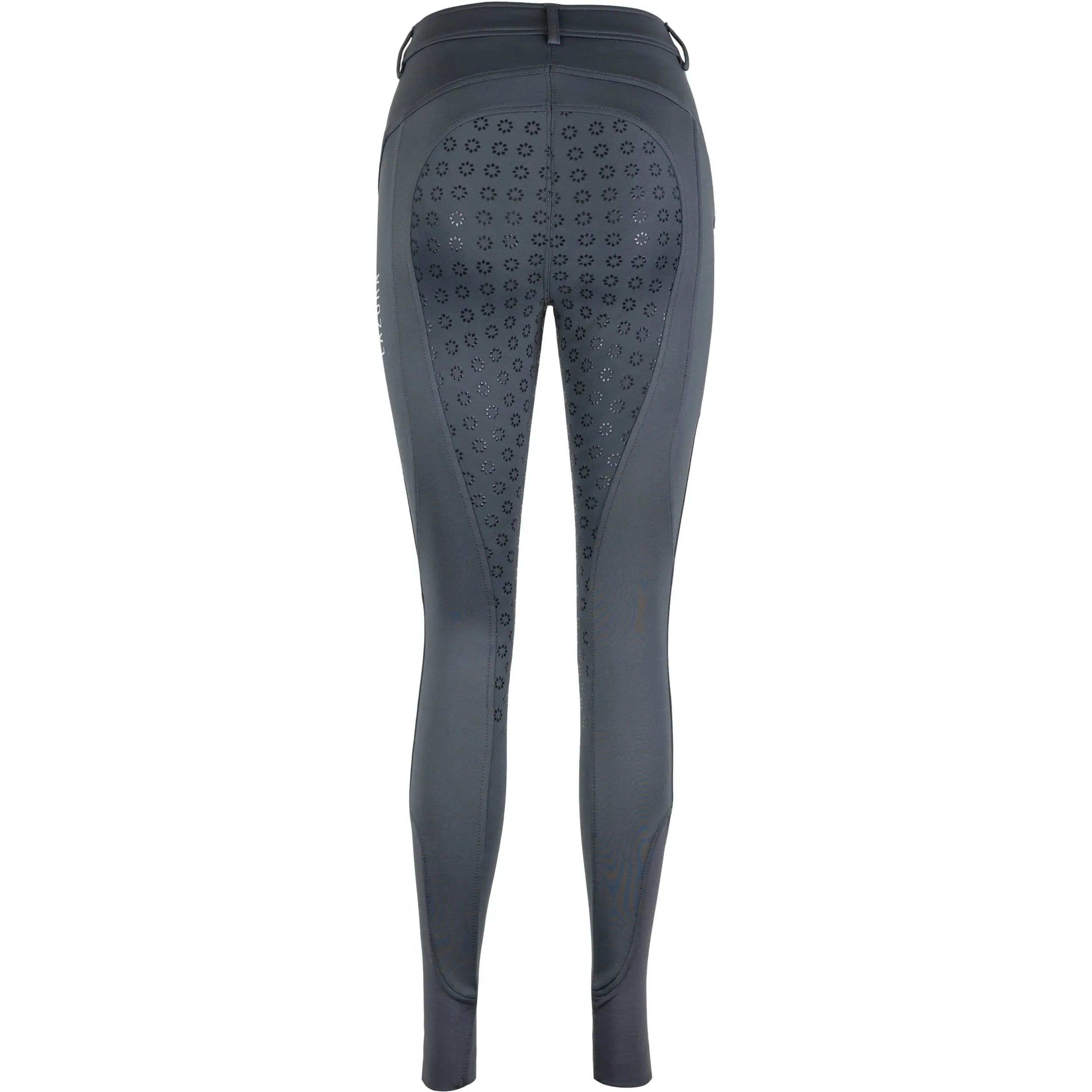 Winter Damen Reithose Silikon Vollbesatz GRETA graphite