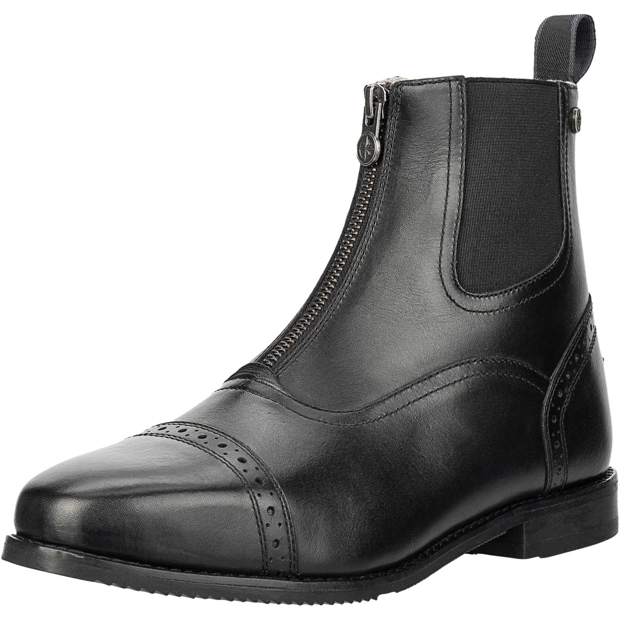 Winter Reitstiefeletten FLORENTINA FZ Merino Echtleder schwarz