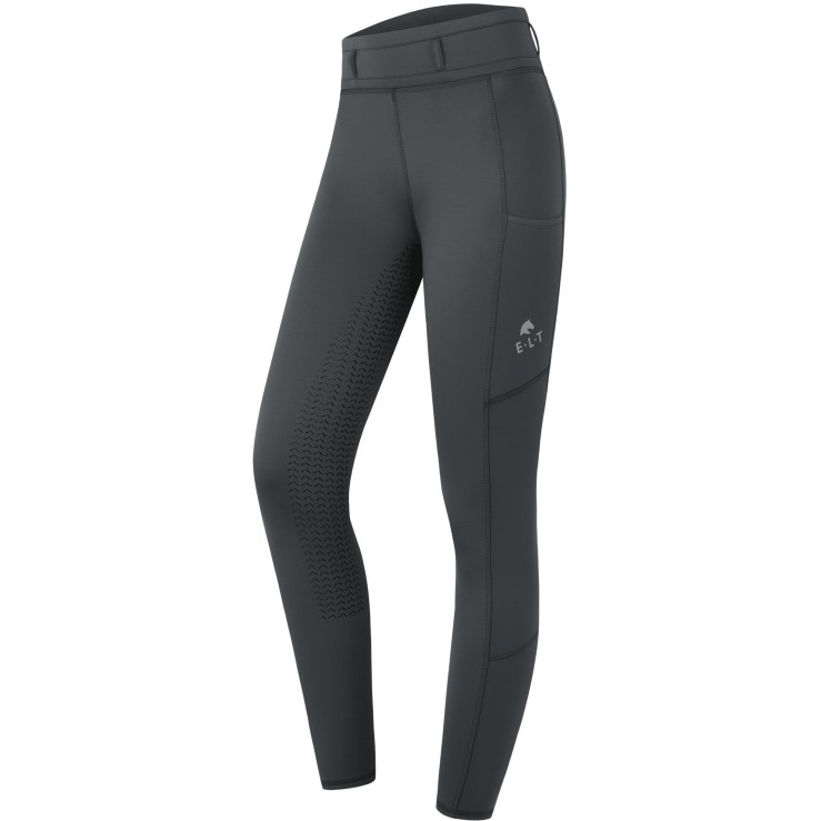 Damen Reitleggings Silikon Vollbesatz ELLA asphalt