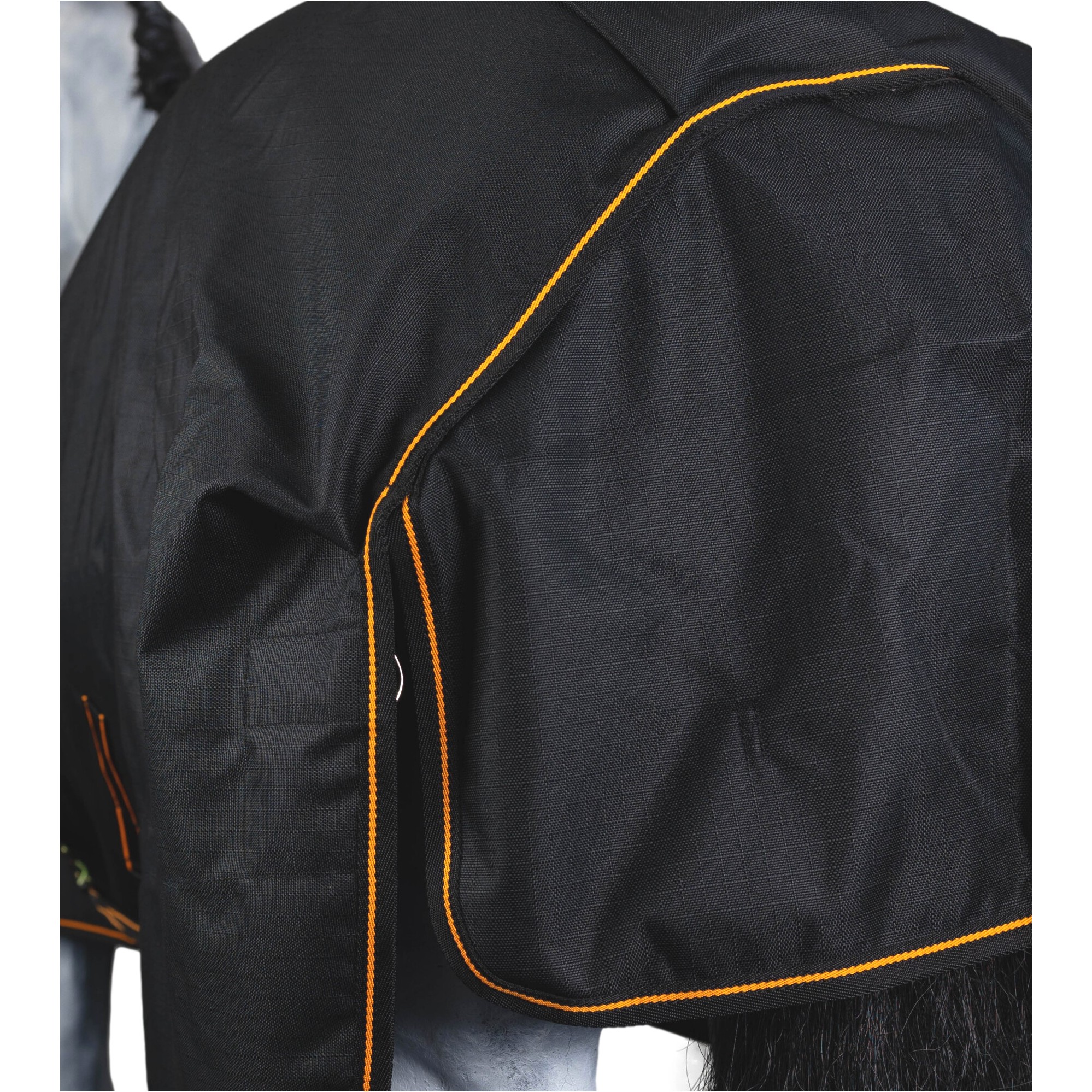 Weidedecke 1200D IRISH TURNOUT schwarz/orange